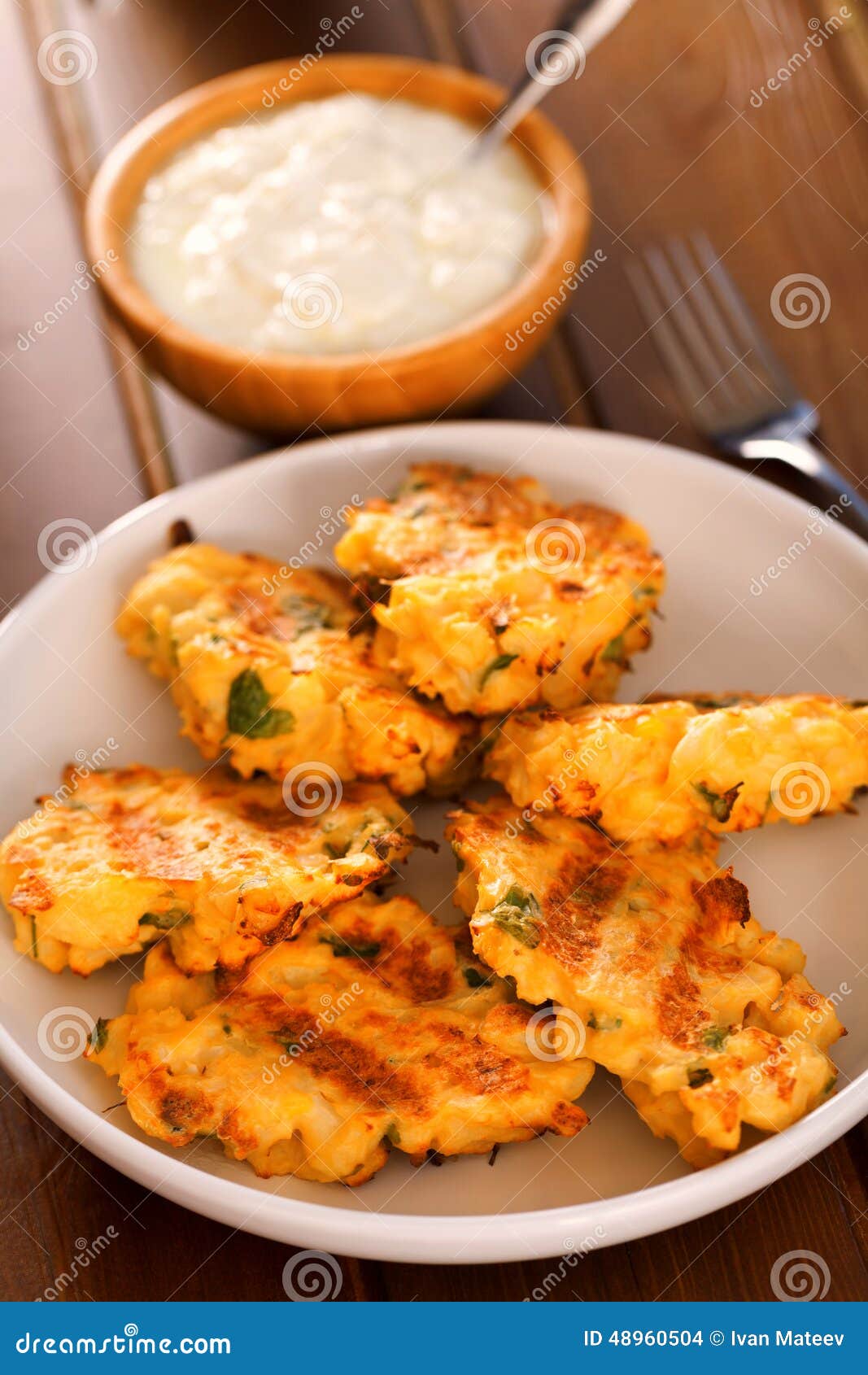 Zucchini croquettes stock photo. Image of indoors, gourmet 48960504