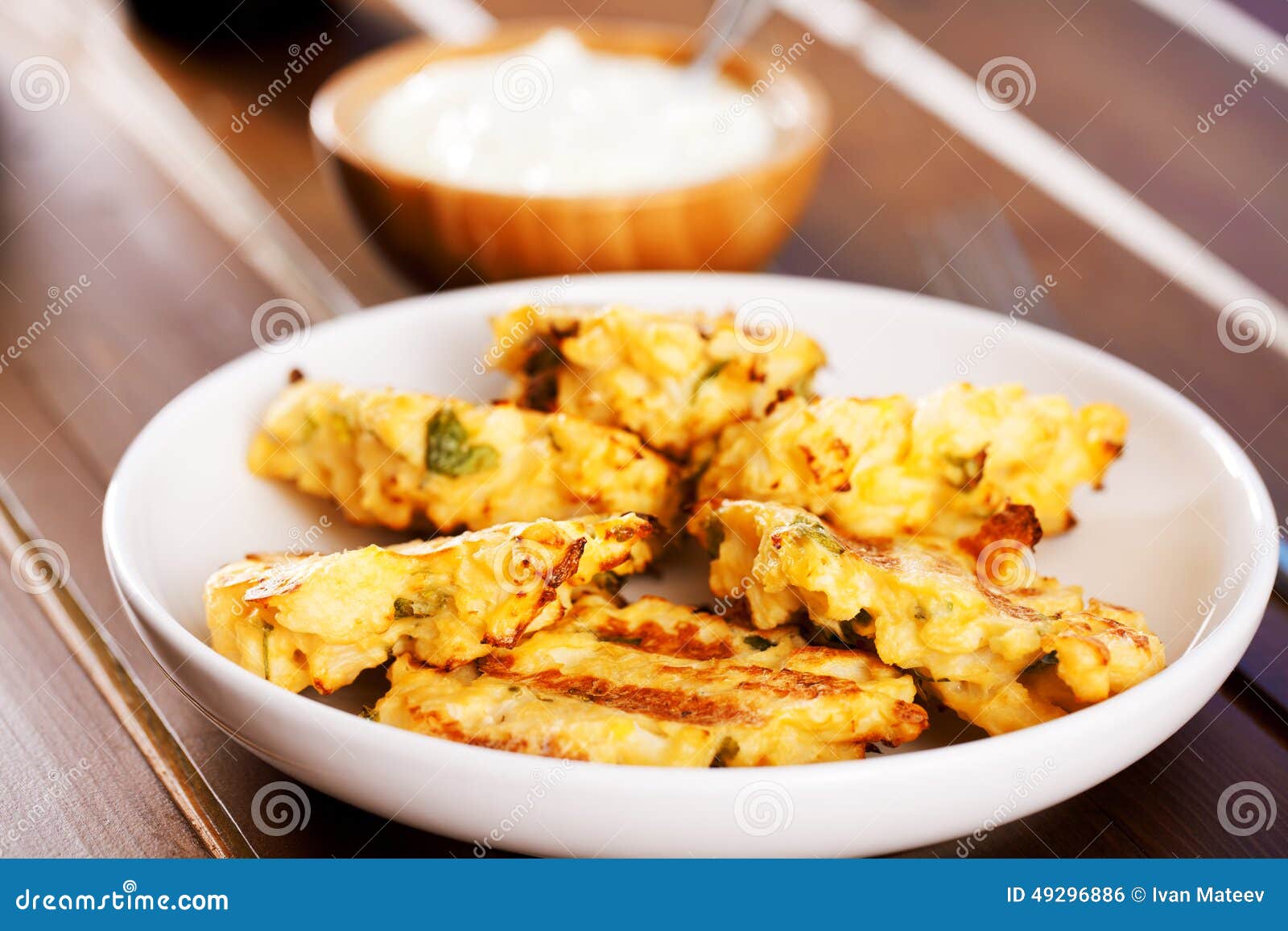 Zucchini croquettes stock photo. Image of stilllife, life 49296886