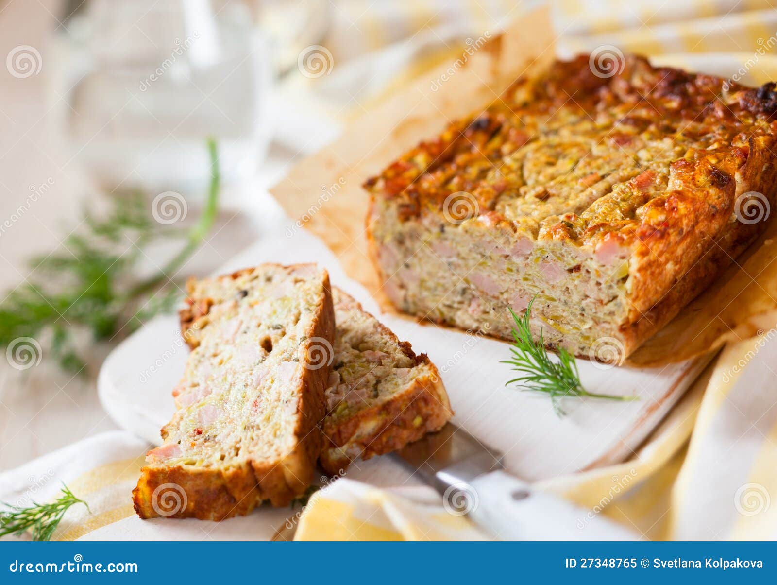 Zucchini Terrine stock image. Image of homemade, health - 27348765