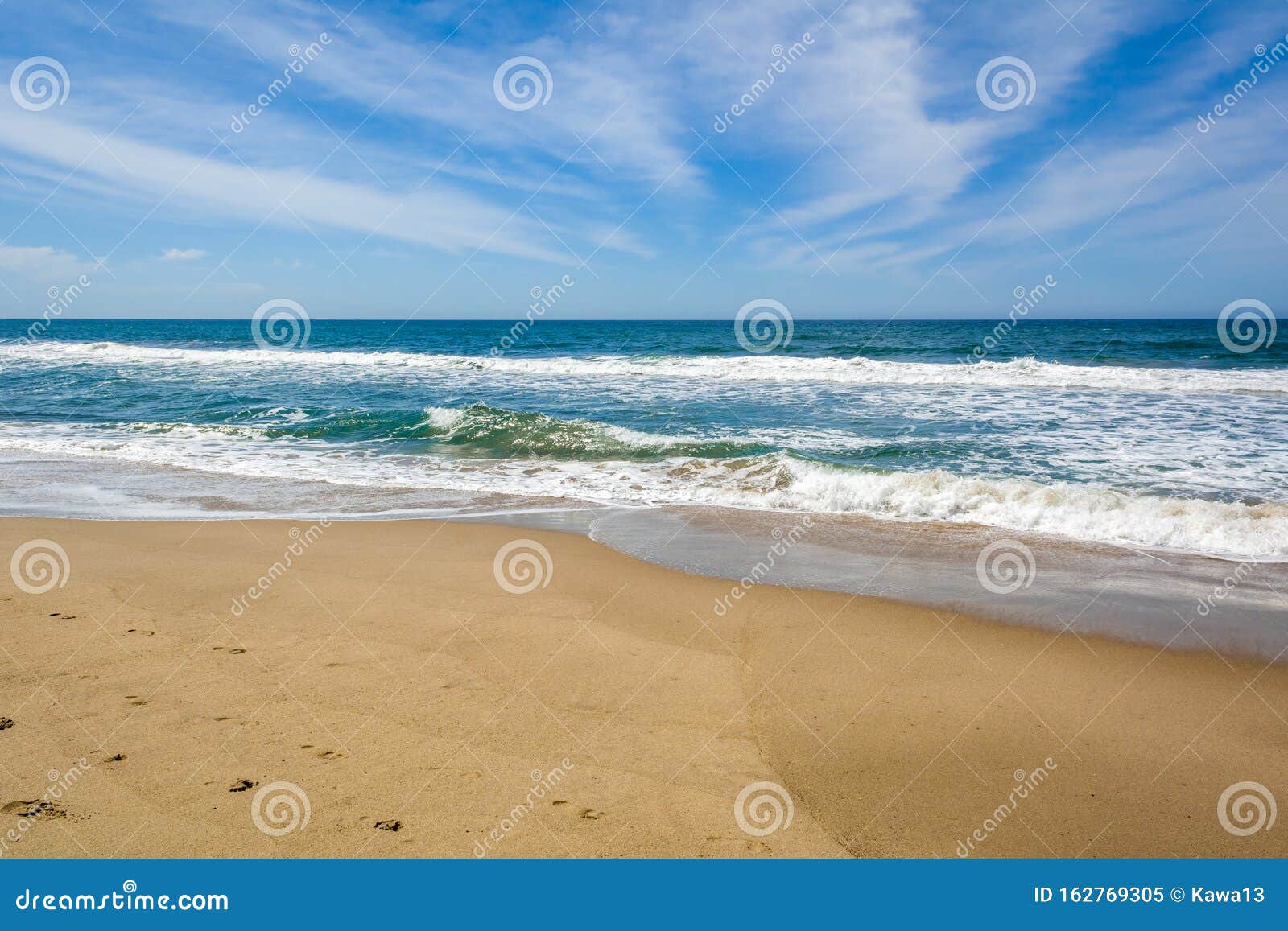 Zuma Beach, One of the Most Popular Beaches in Los Angeles Stock Image