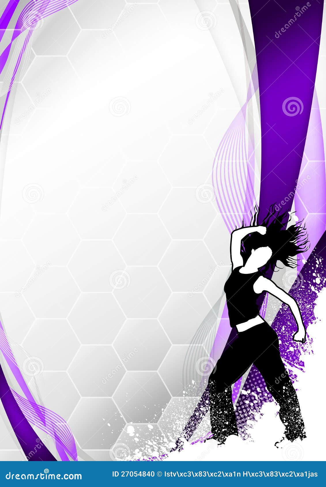 Zumba Fitness Dance Background Stock Illustration - Illustration of person,  energy: 27054840