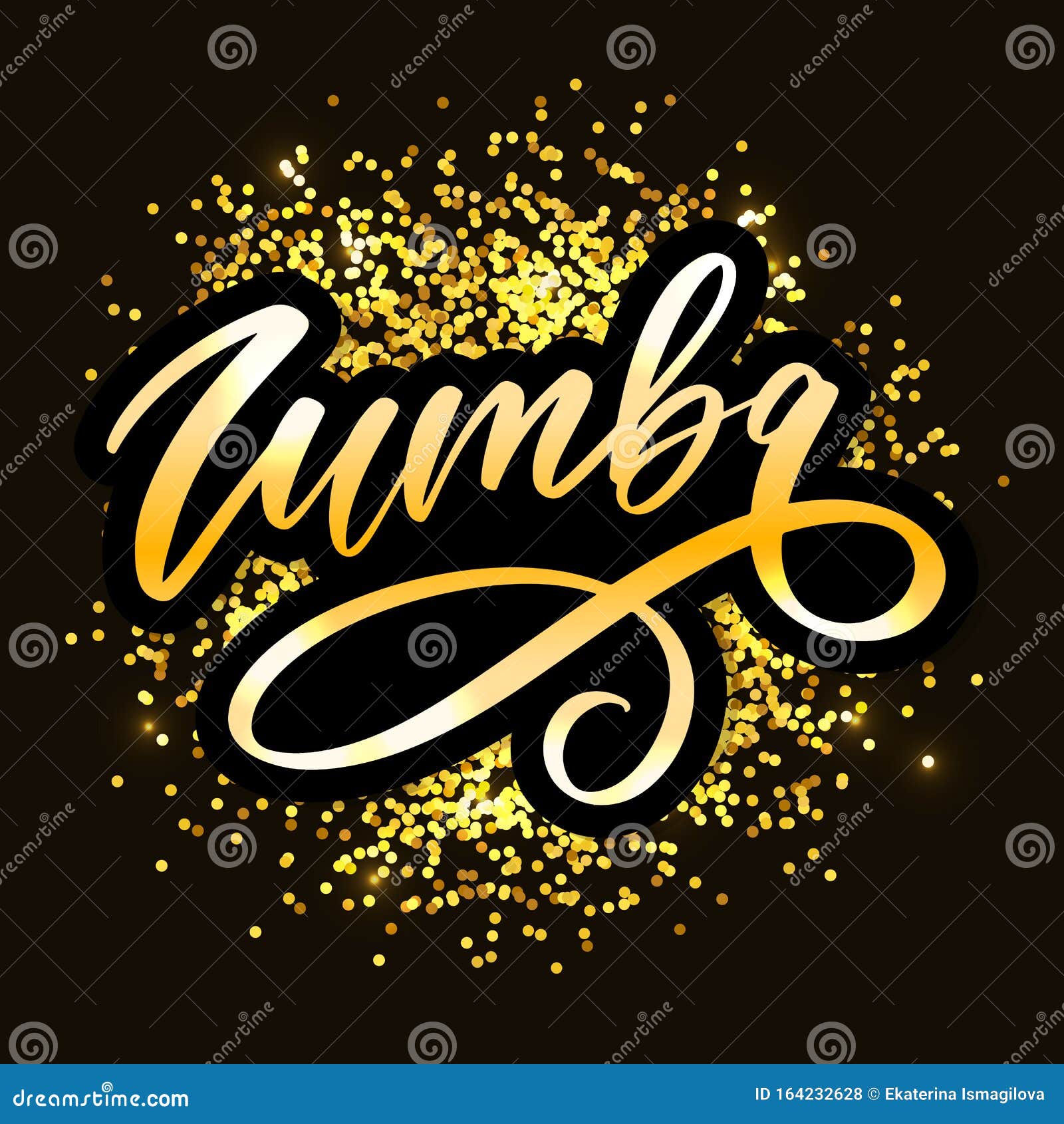 Zumba Letter Lettering Calligraphy Dance Vector Brush Stock Illustration -  Illustration of balance, style: 164232628