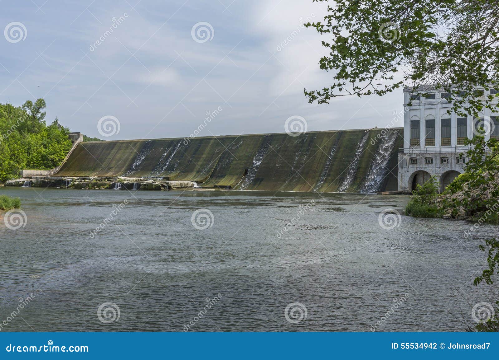 Zumbro Dam stock photo. Image of landscape, river, zumbro 55534942