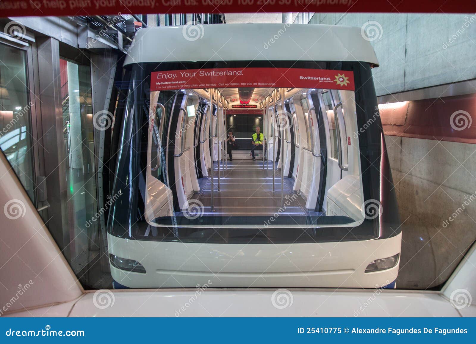 Zurich Airport Train editorial image. Image of flight 25410775