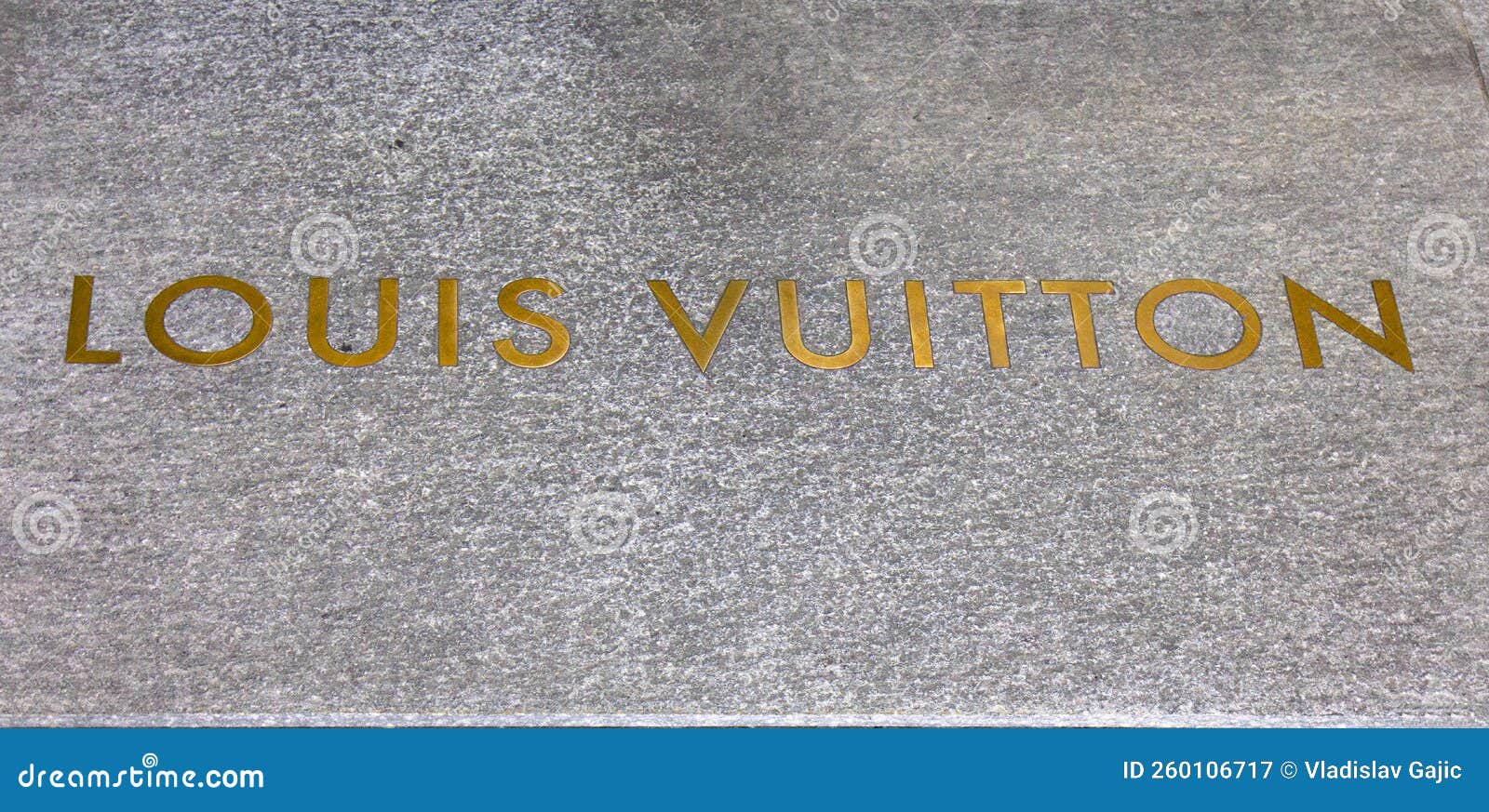 ZURICH, SWITZERLAND - AUGUST 3, 2022: Logotype Logo Sign of Louis Vuitton  Malletier is One of the World`s Leading International Editorial Photography  - Image of black, 2022: 260106717