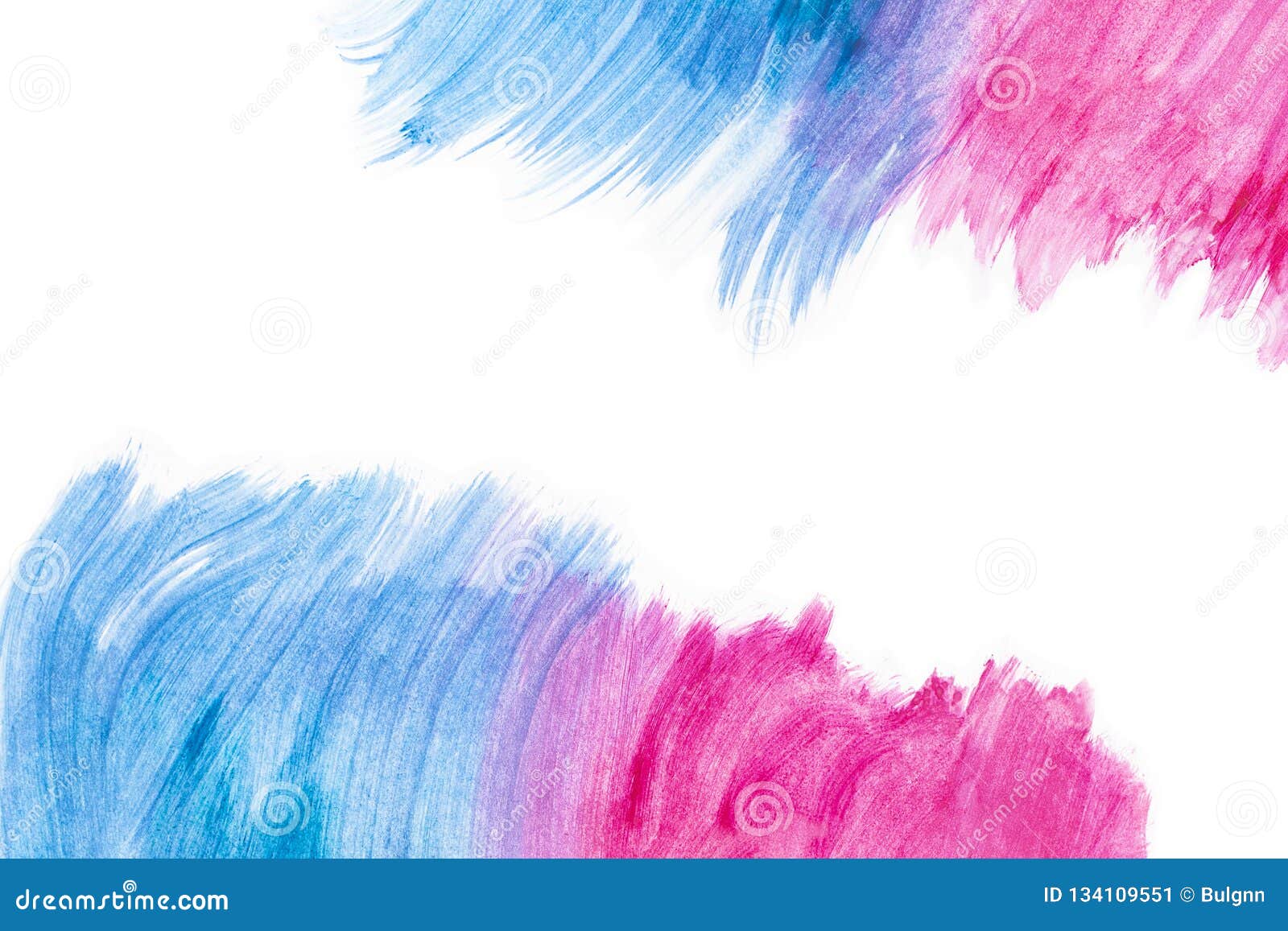 Zusammenfassungsaquarell Blau Und Rosa Beschaffenheitskunst Handgemalt Auf Weissem Hintergrund Stockbild Bild Von Pink Abbildung
