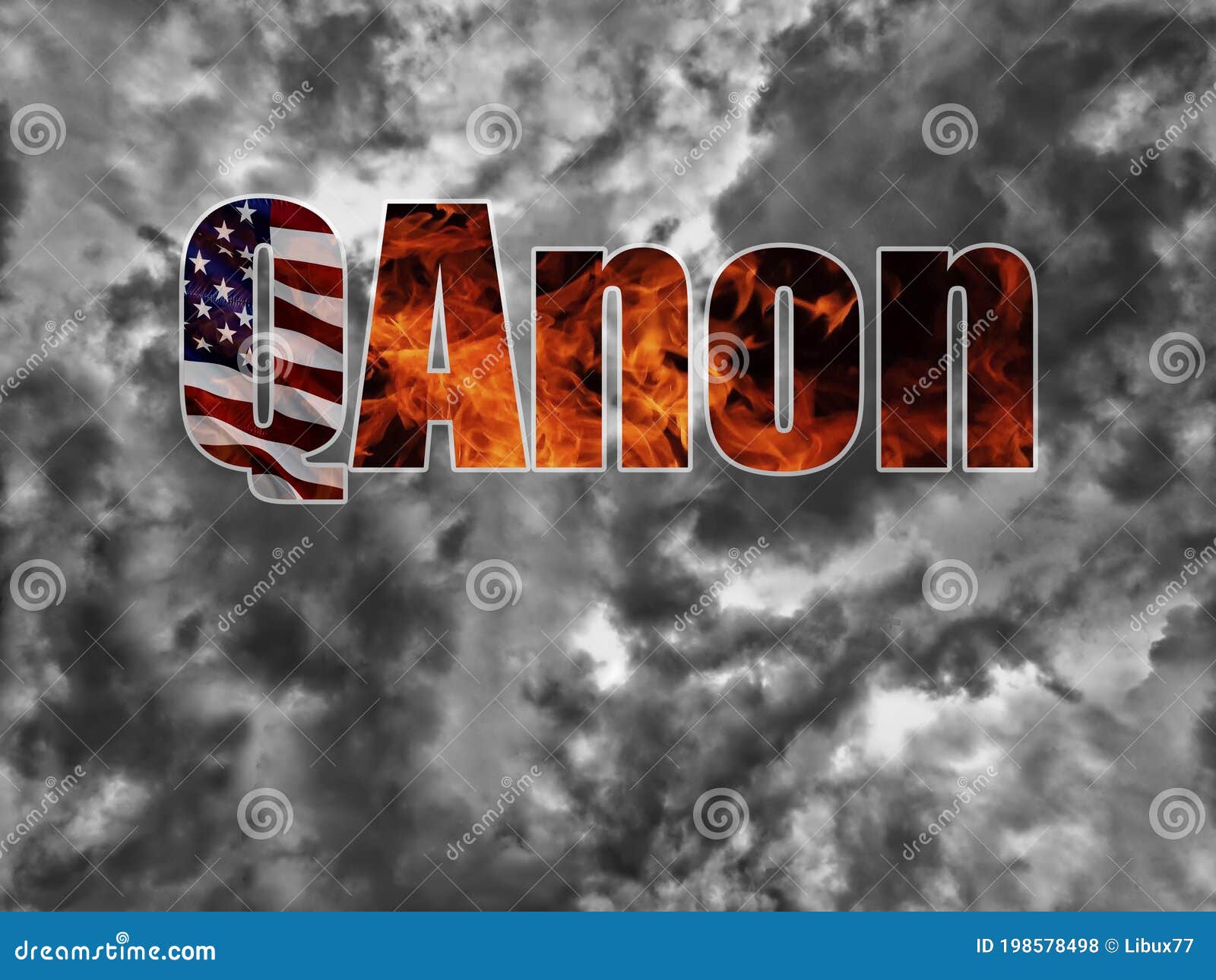 Zustandsverschworungstheorie Qanon Oder Q Anon Tiefe Die Usa Flagge Gegen Dramatischen Himmel Geschwenkt Stockfoto Bild Von Himmel Geheimnis 198578498