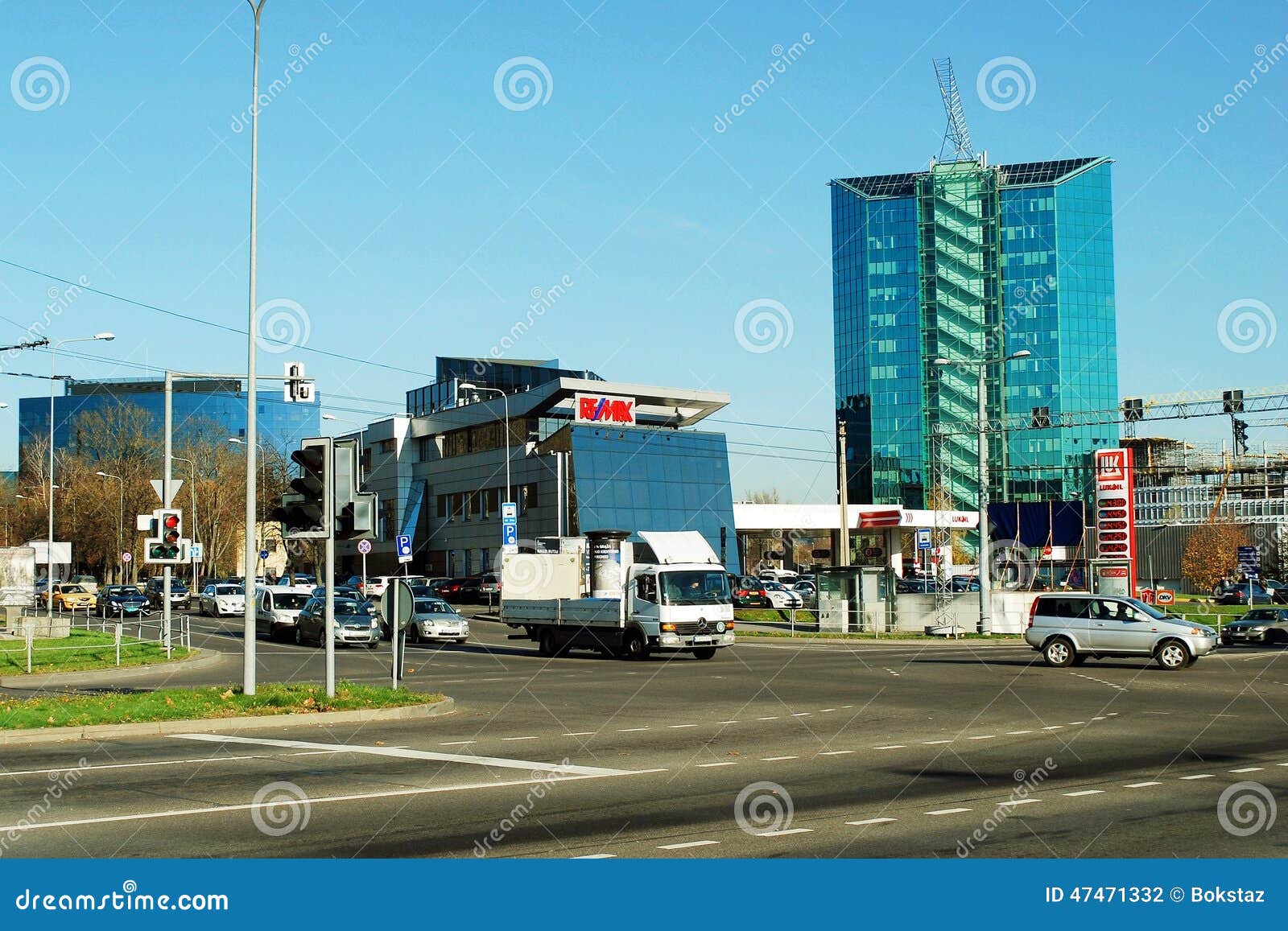 Zverynas District in Vilnius at Afternoon Time Editorial Photography