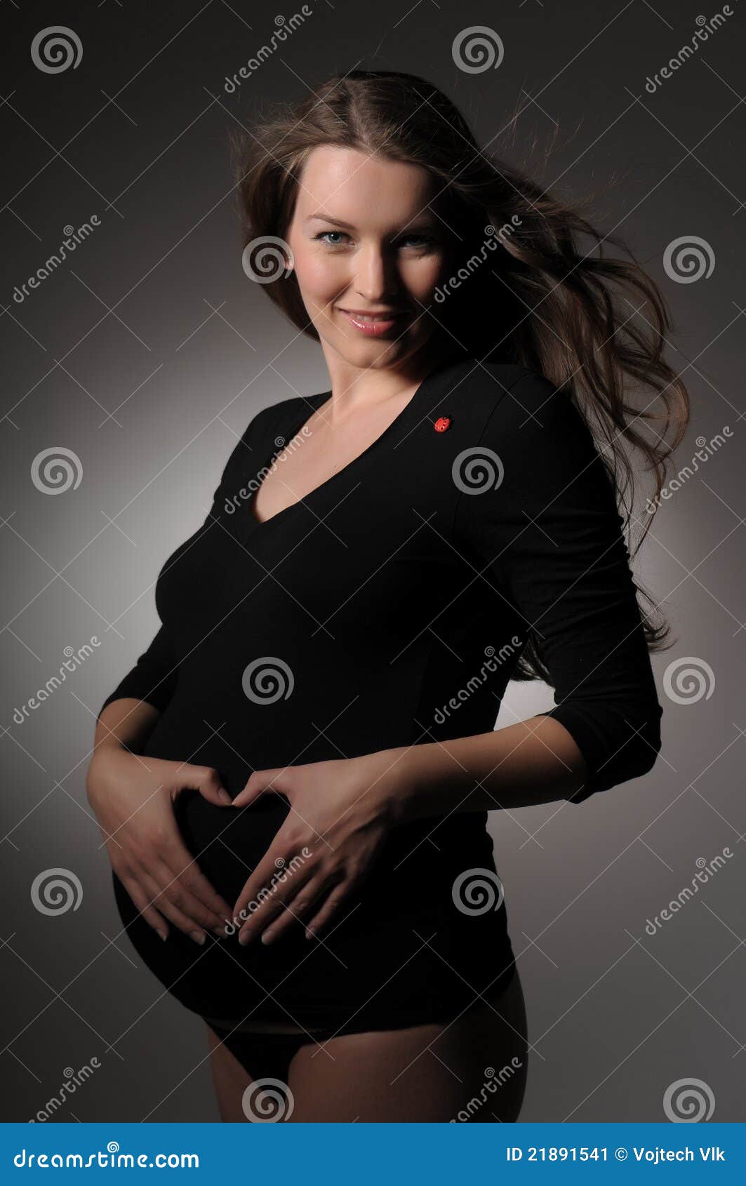 Zwanger meisje stock afbeelding. Image of mooi, meisje 21891541