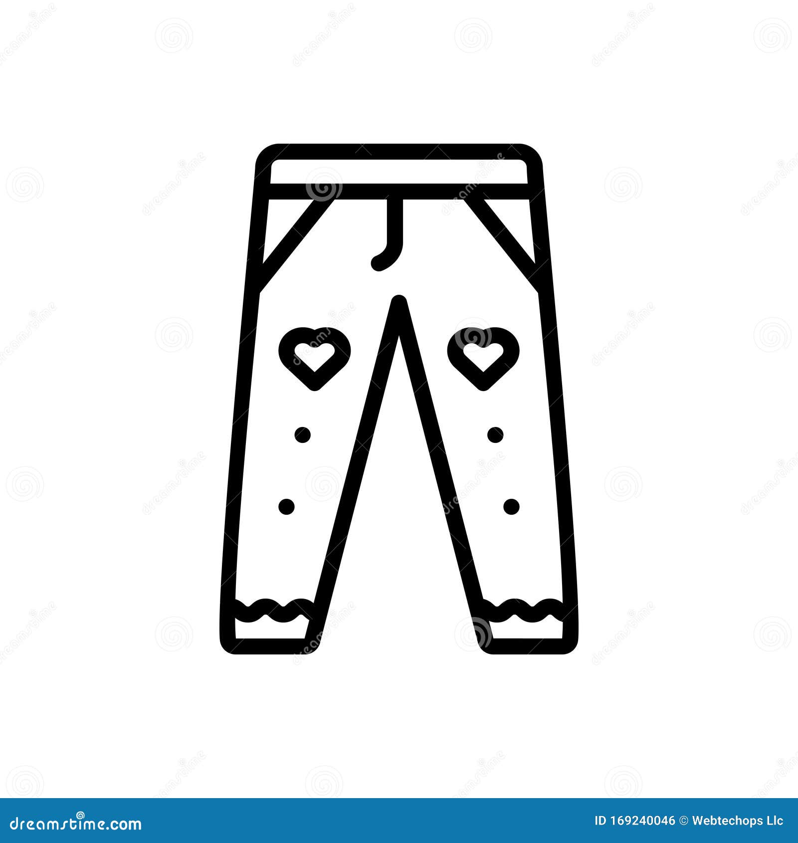 verwennen Correspondent Silicium Zwart Lijnpictogram Voor Baby Pant, Verf En Mode Stock Illustratie -  Illustration of vector, silhouet: 169240046