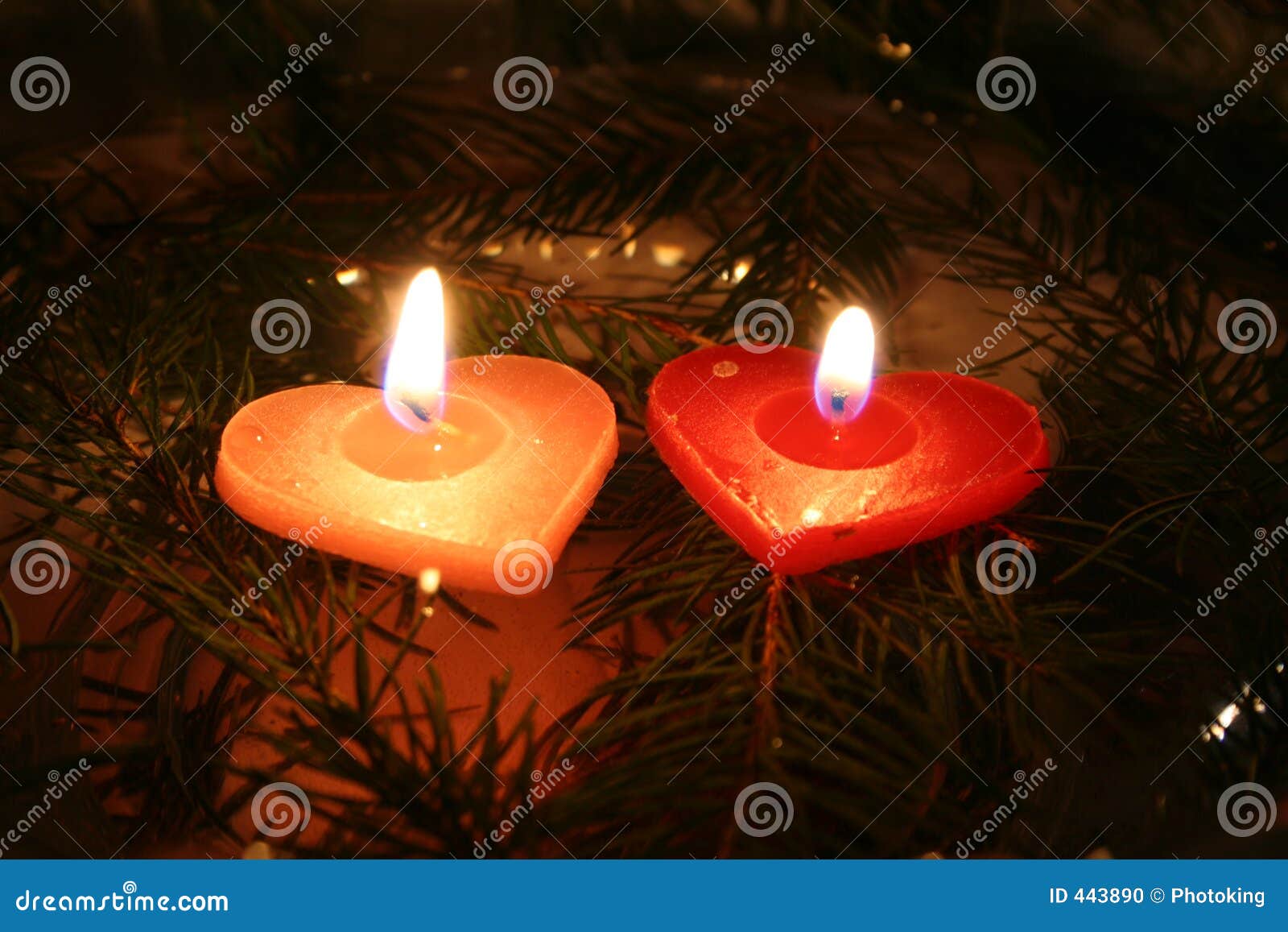 Zwei Kerzen 04 stockfoto. Bild von datierung, freundlich 443890