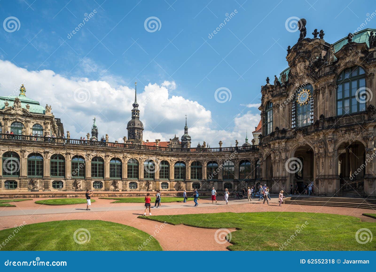 Zwinger Palace and Museum Complex in Dresden, Eastern Germany Editorial
