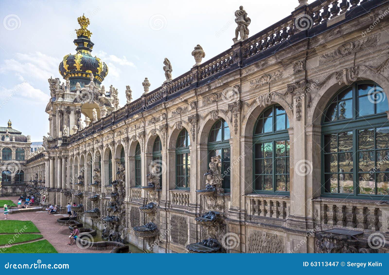 Zwinger Palace, Museum Complex in Dresden Editorial Photography Image
