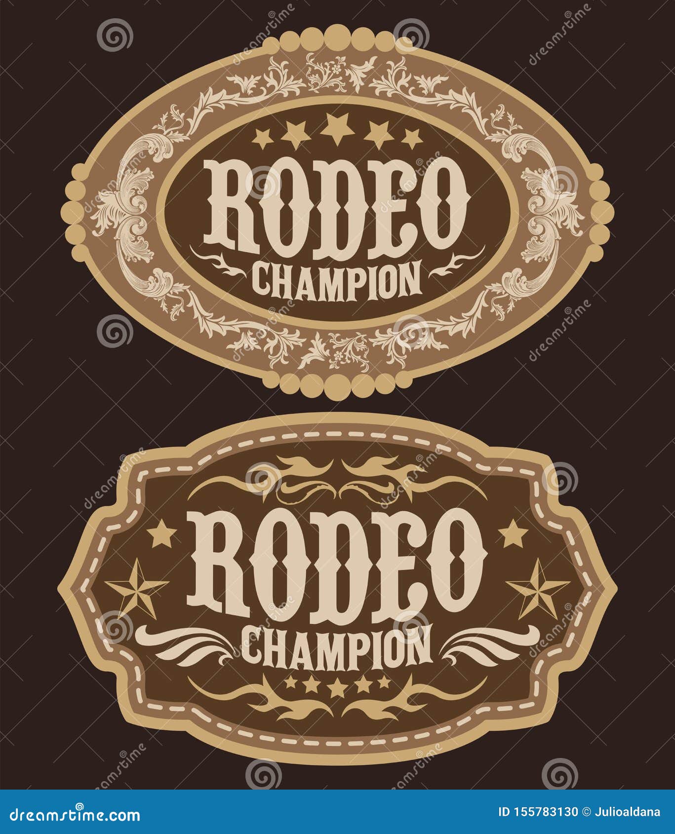 rodeo champion cowboy belt buckle  