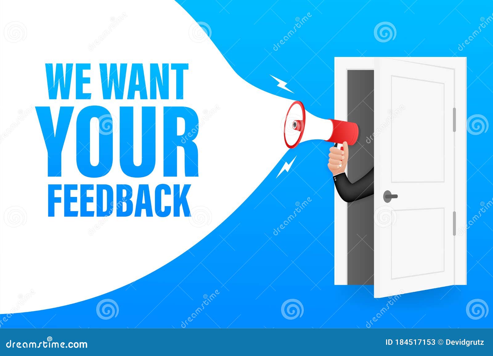 «Мегафон руки мы хотим свой отзыв. Баннер мегафона. Дизайн. Иллюстрация ...