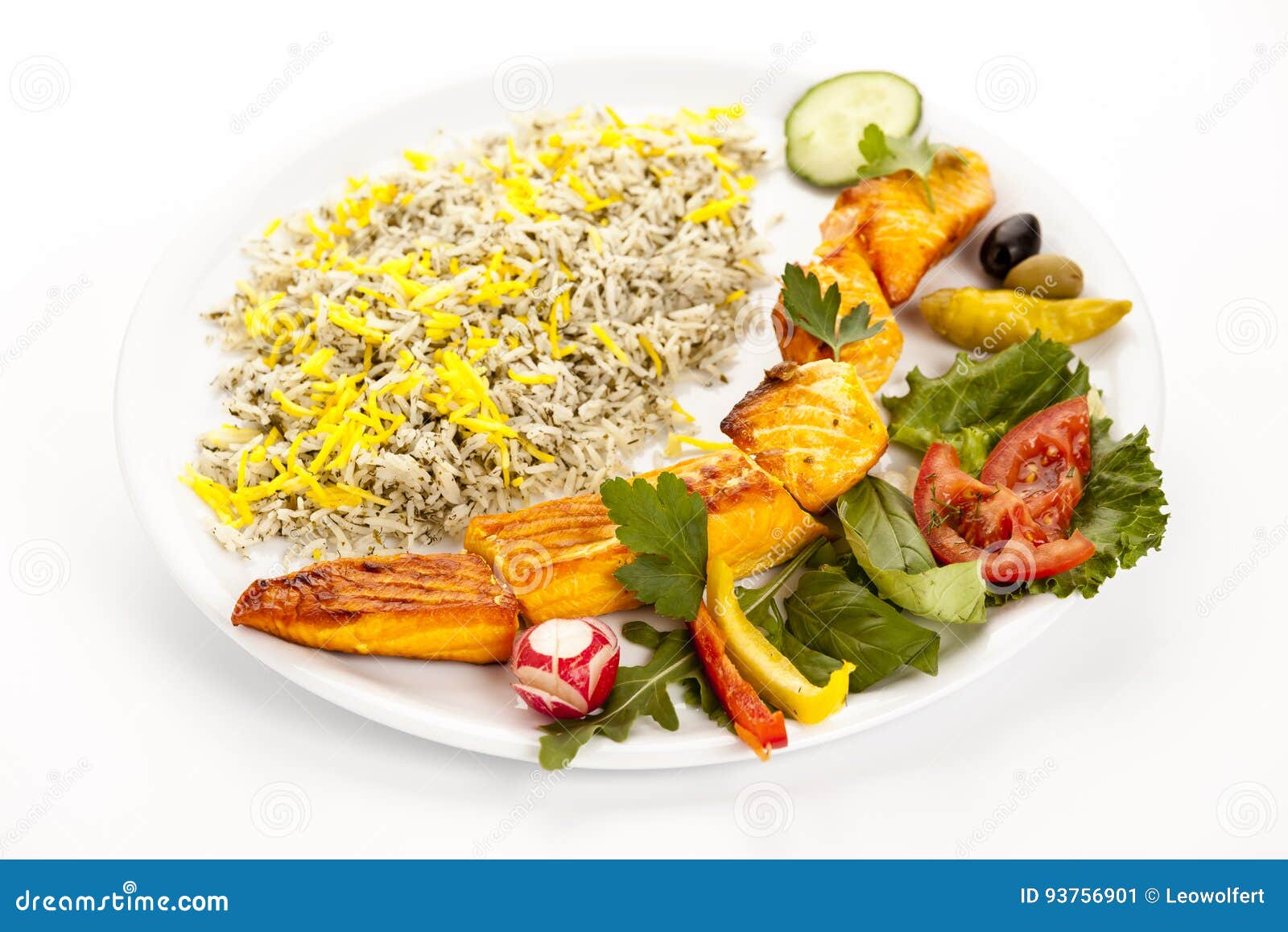 Ácidos Grasos De Salmon Kebab Rich in Omega3 Imagen de archivo