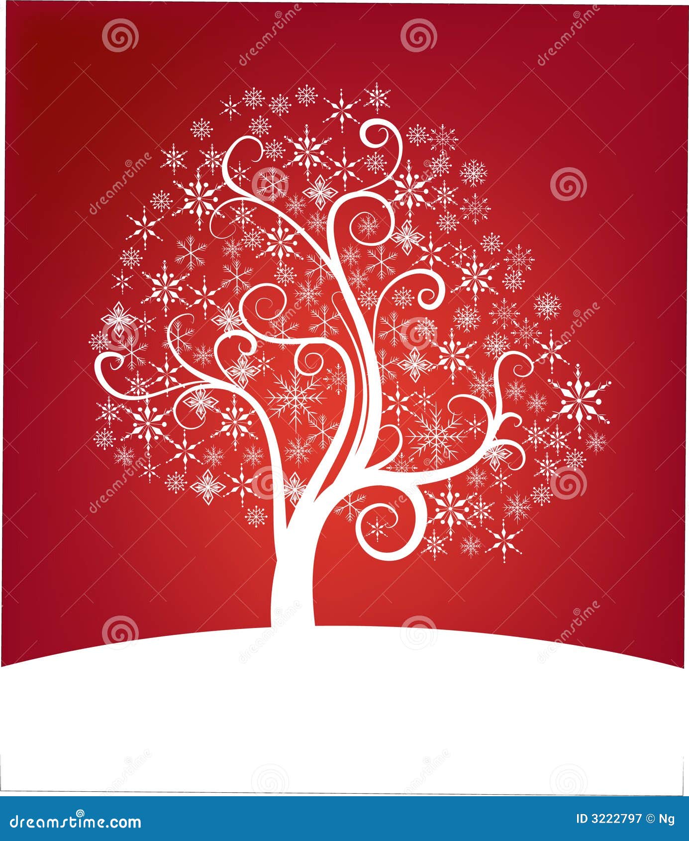 Árvore de Natal bonita. Árvore de Natal elegante com flocos da neve