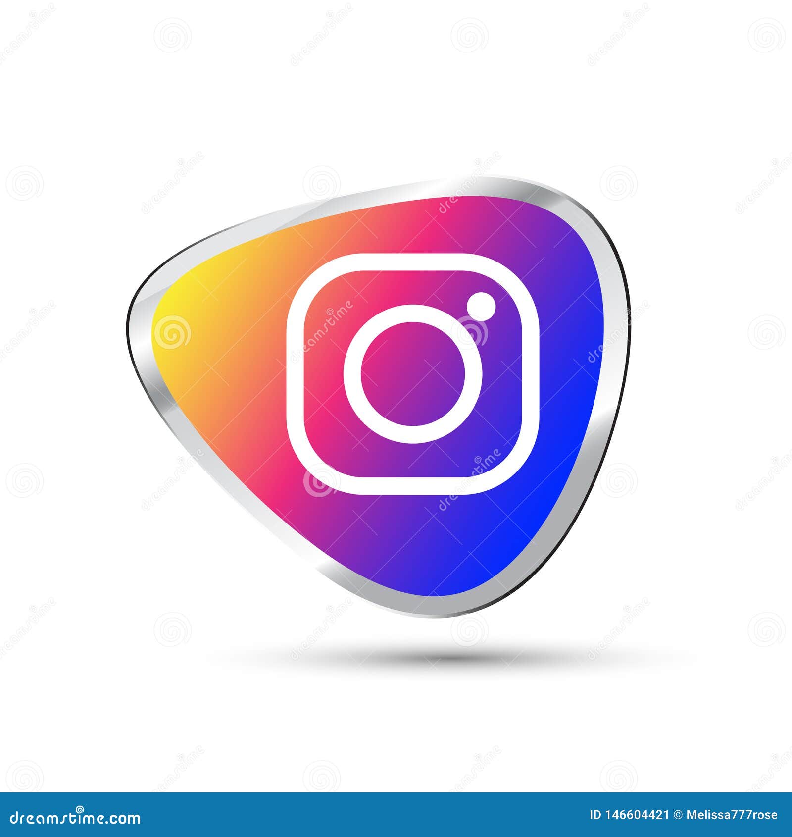 Cone Social D Dos Meios Instagram Foto Editorial Ilustra O De