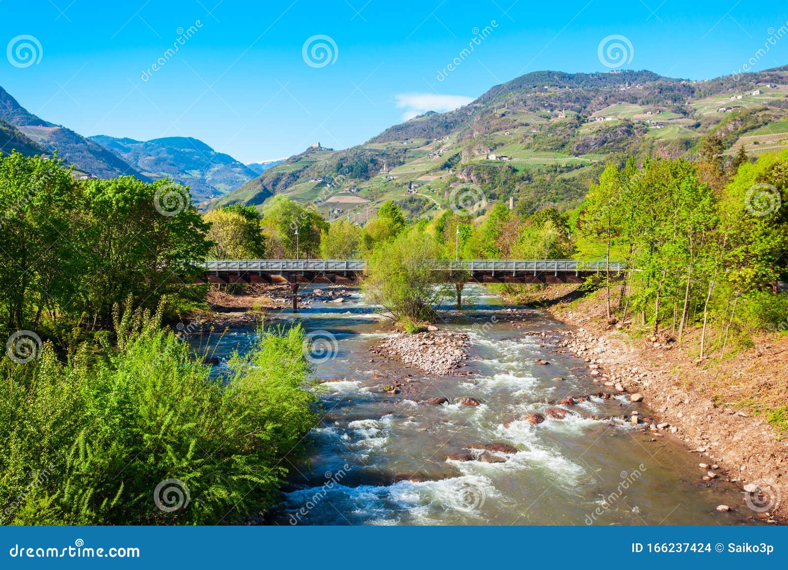  214 ffentlicher Park Und Fluss Bozen Stockfoto Bild von ber 252 hmt tirol 