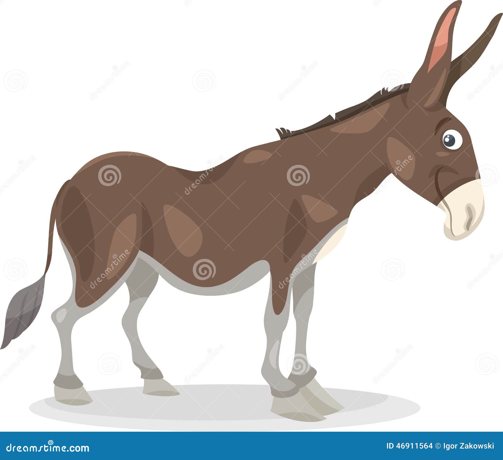 Funny Donkey illustration