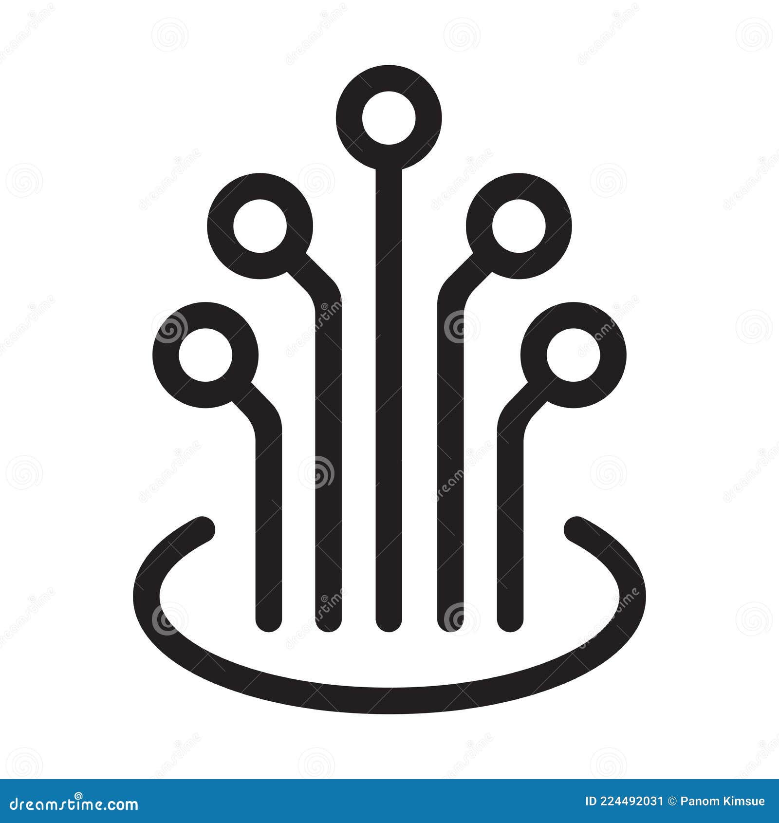 światłowodowy Wektor Ikony Kable Dla Logo Projektu Graficznego Witryna Sieci Web Media