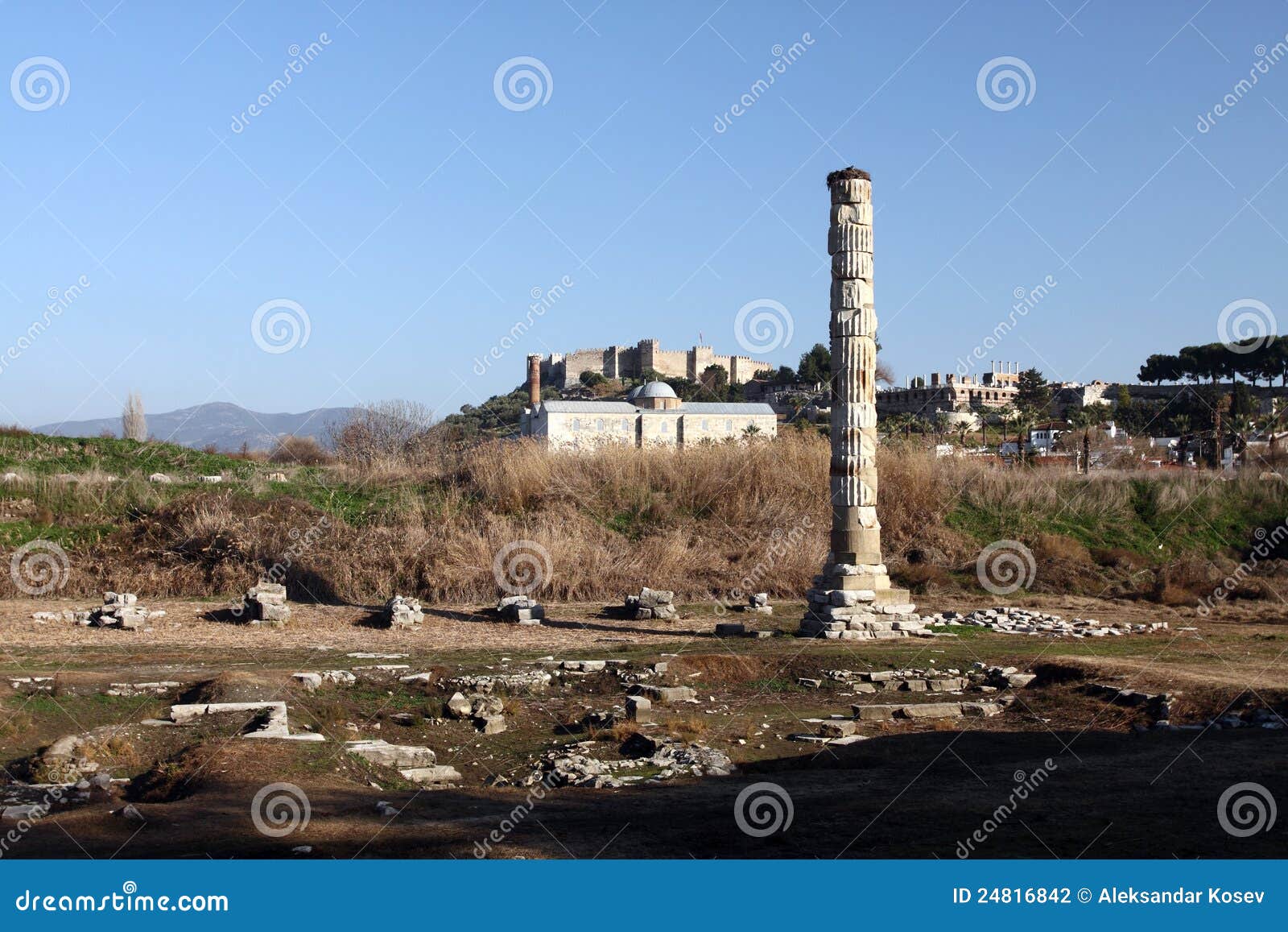 świątynne artemis ruiny. Artemis efes ruin selcuk świątyni indyk