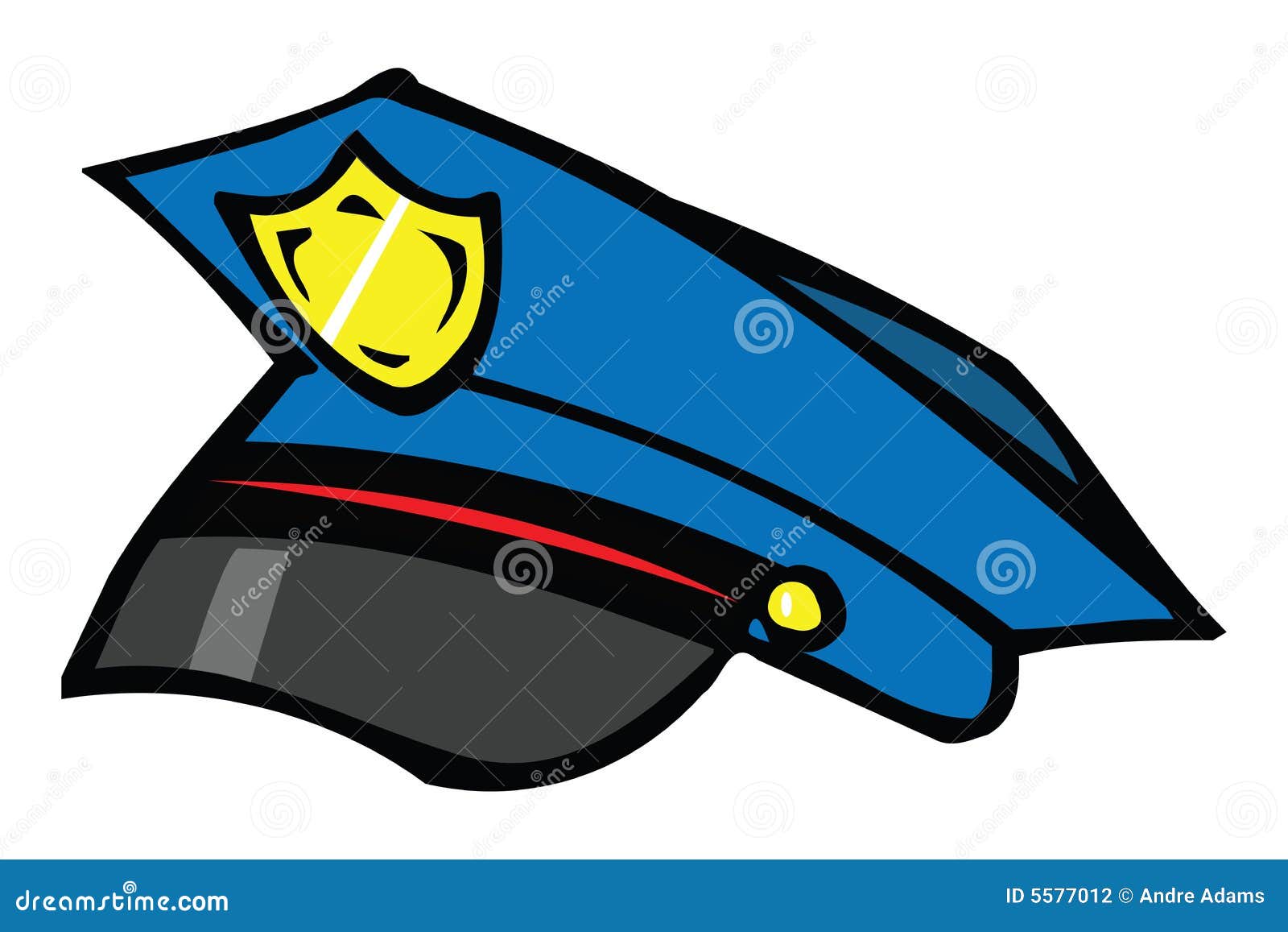 Мультяшная шляпа полицейского