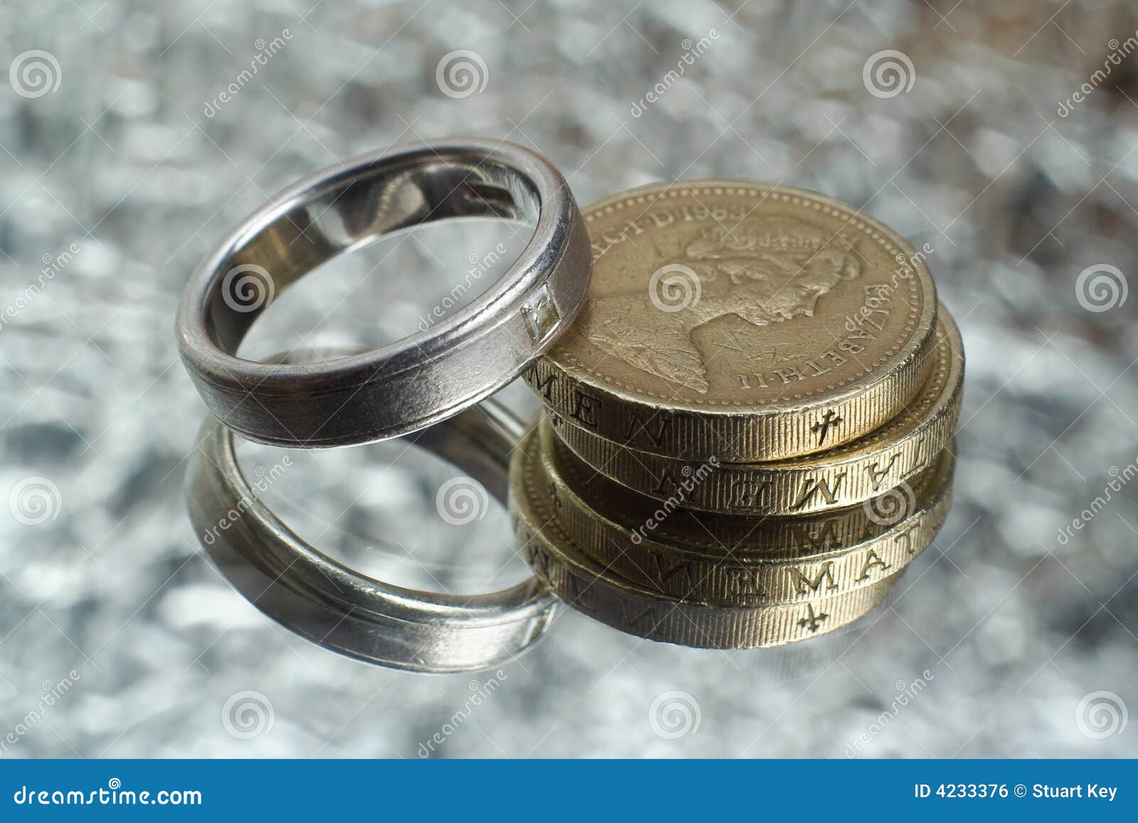 ο περιληφθείς δαπάνες γάμος δαπανών νομισμάτων αντιπροσωπεύει το δαχτυλίδι στο γάμο