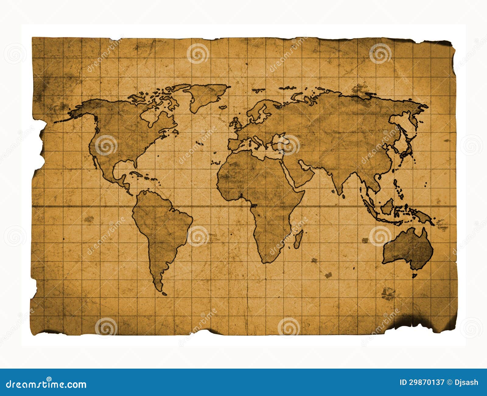 Карта мира на коже
