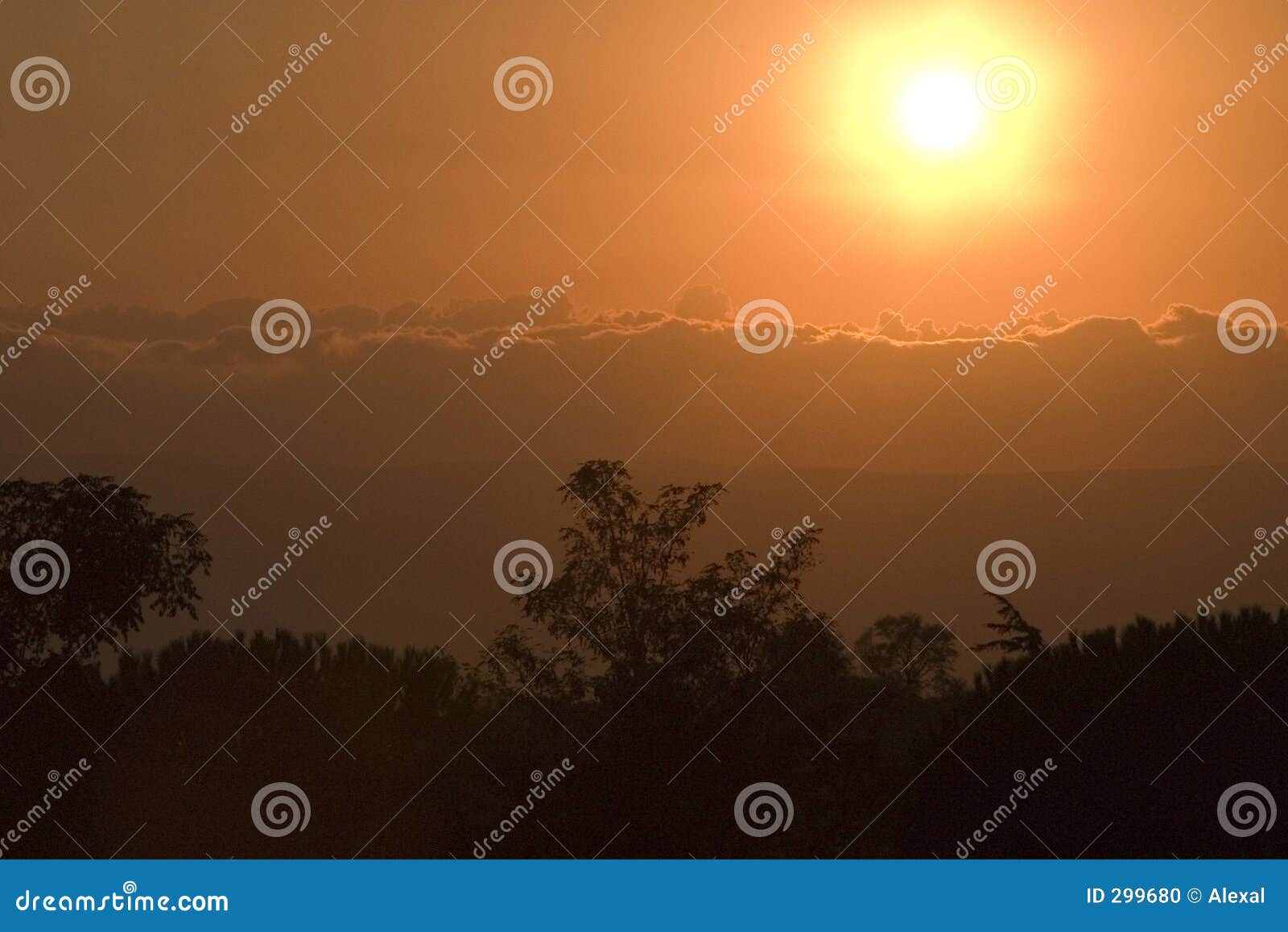 ηλιοβασίλεμα. ύψη Γκολάν suset