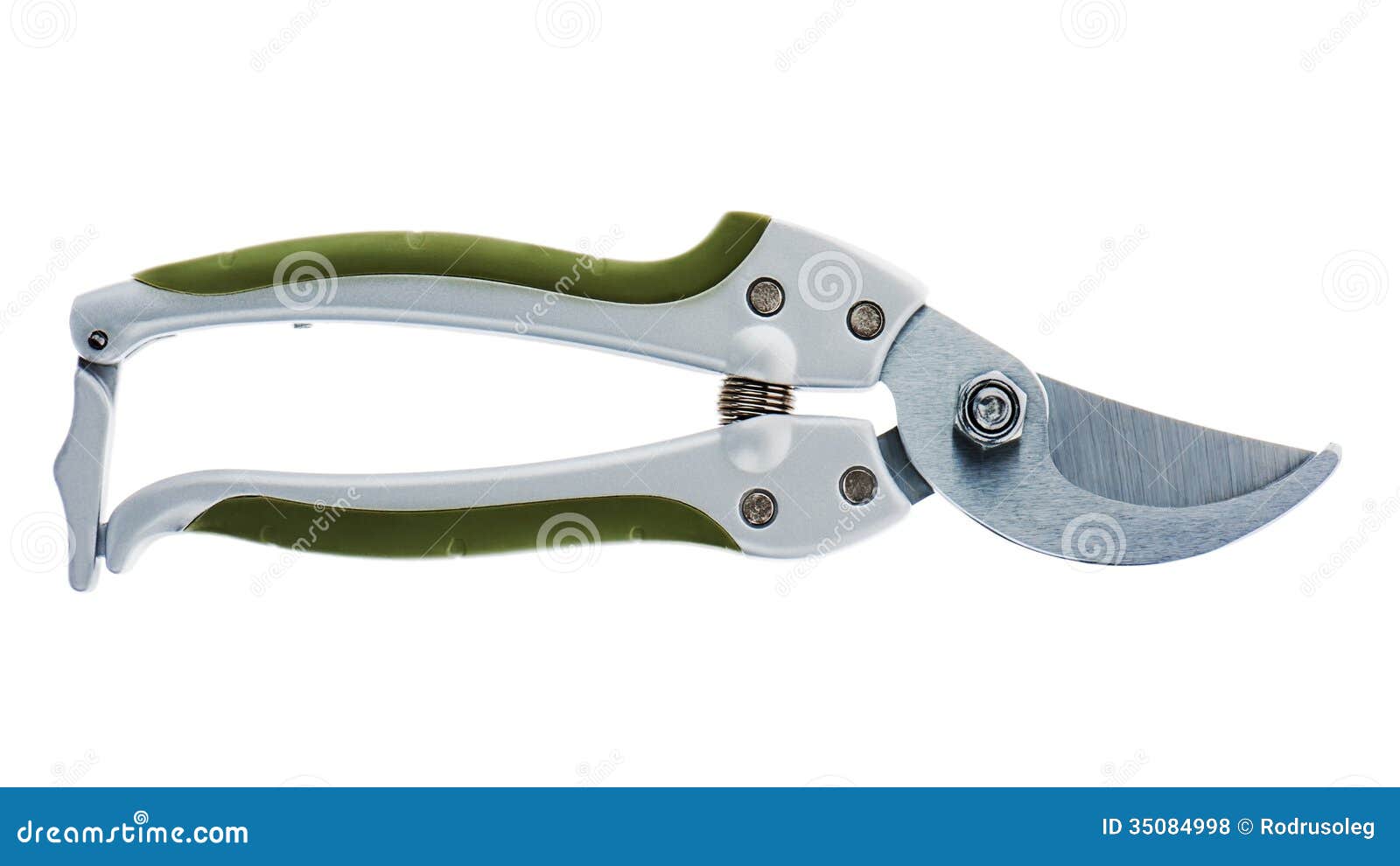 Κήπος Pruner που απομονώνεται σε ένα άσπρο υπόβαθρο. Στοκ Εικόνες