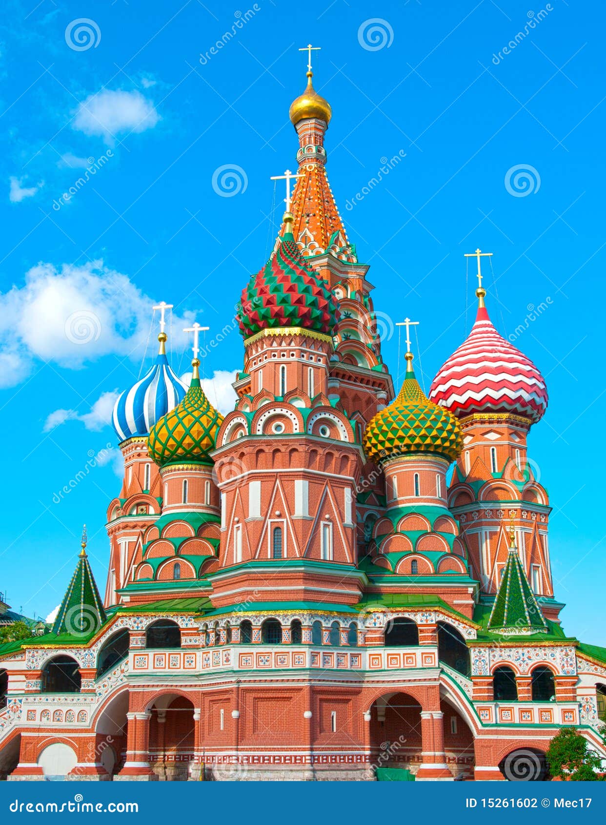 κόκκινη πλατεία ST της Μόσχα&sig. κόκκινο Ρωσία τετραγωνικό ST καθεδρικών ναών βασιλικών καλοκαίρι της Μόσχας