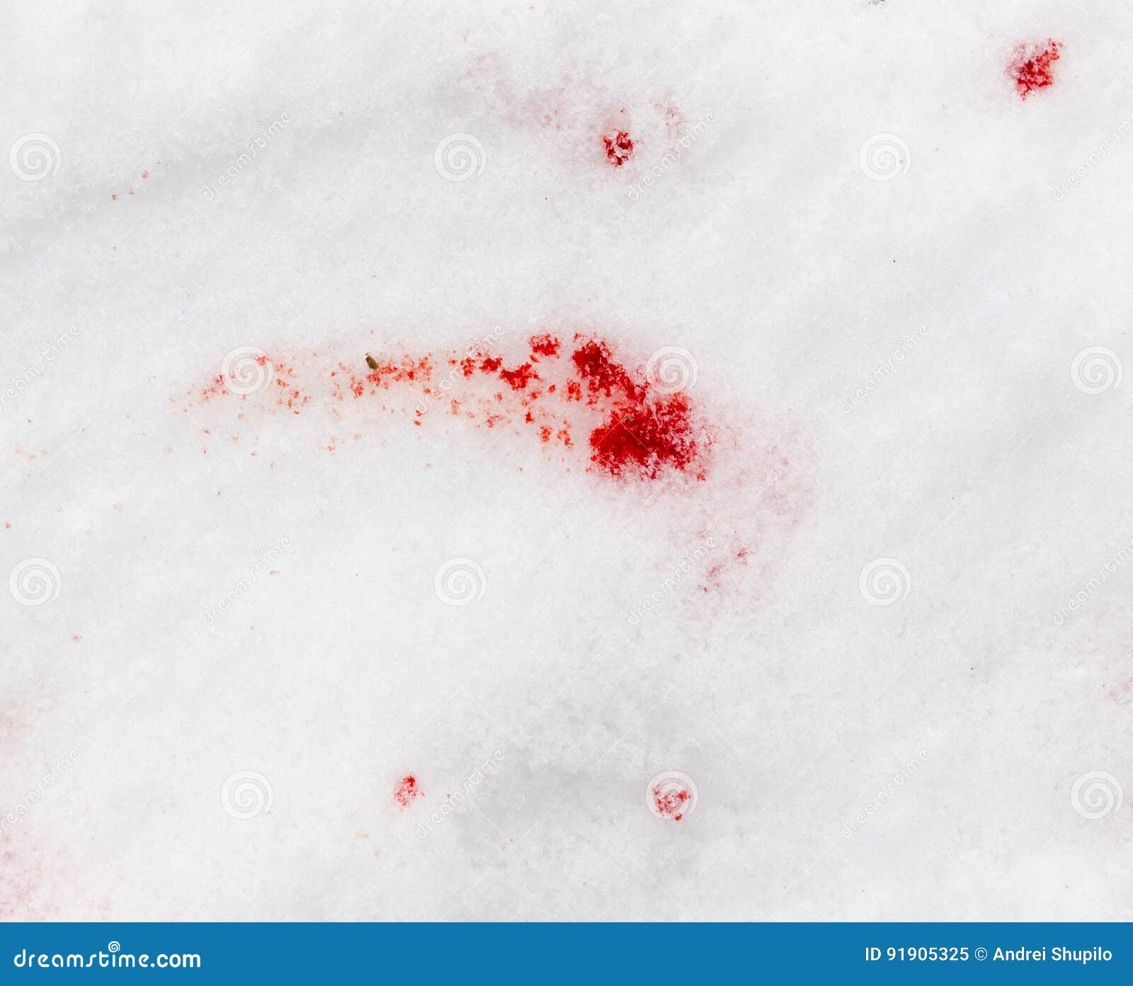 Κόκκινο αίμα στο χιόνι αφηρημένη ανασκόπηση