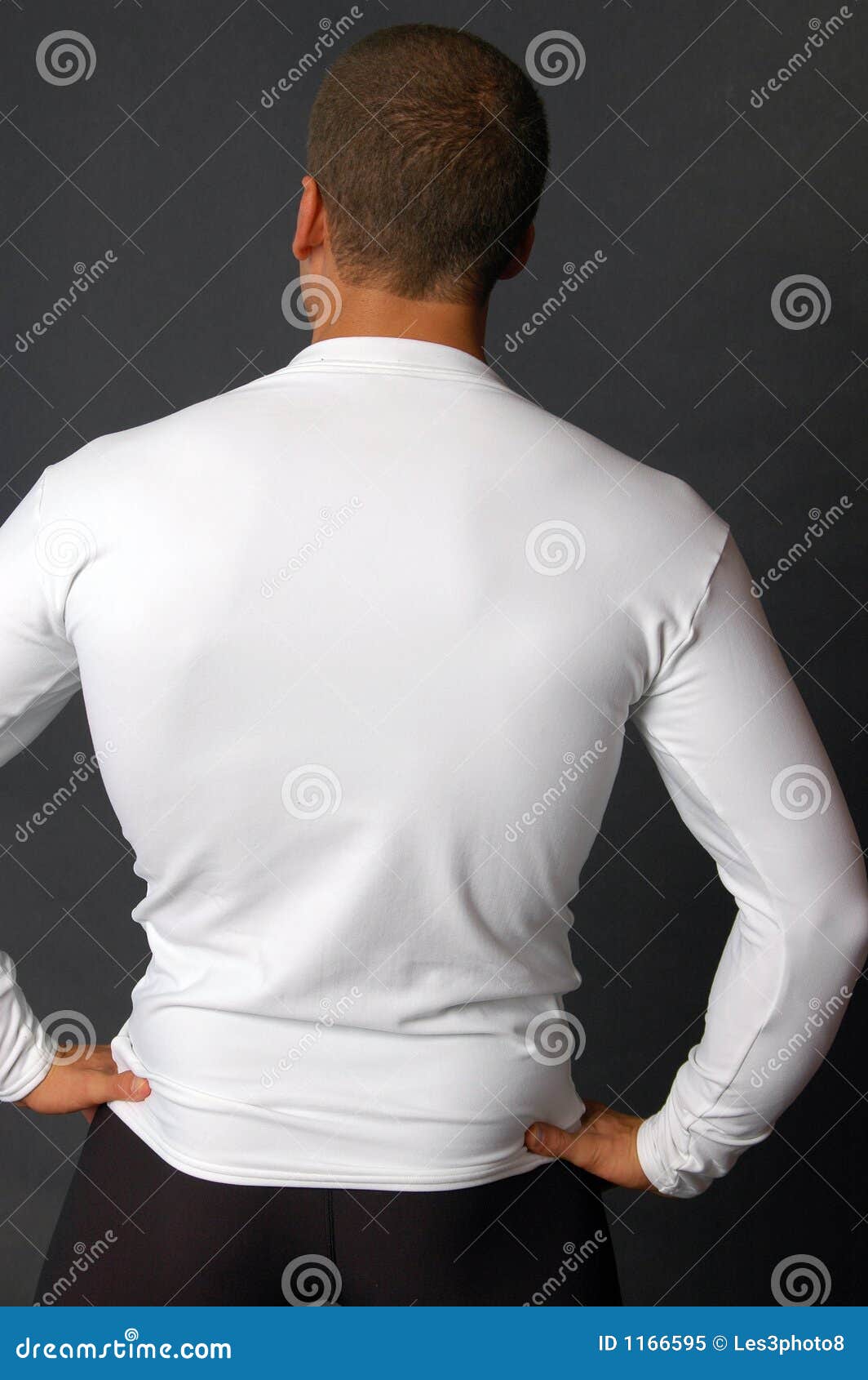 μακροχρόνιο σαφές λευκό γραμμάτων Τ μανικιών. πίσω κενή εικόνας όψη πουκάμισων sleave τ λογότυπων μακροχρόνια αρσενική μυϊκή έτοιμη