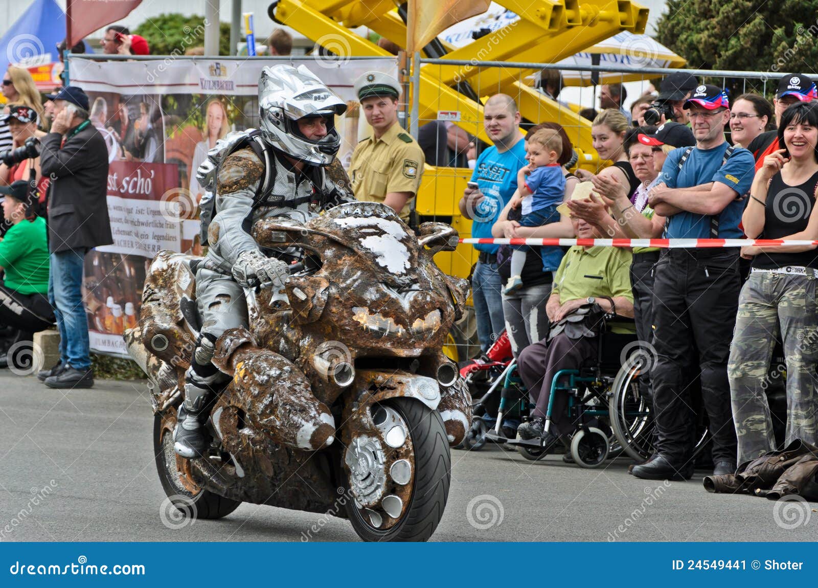 μοτοσυκλετιστής. 2012 Κούλμμπαχ motorradsternfahrt nach