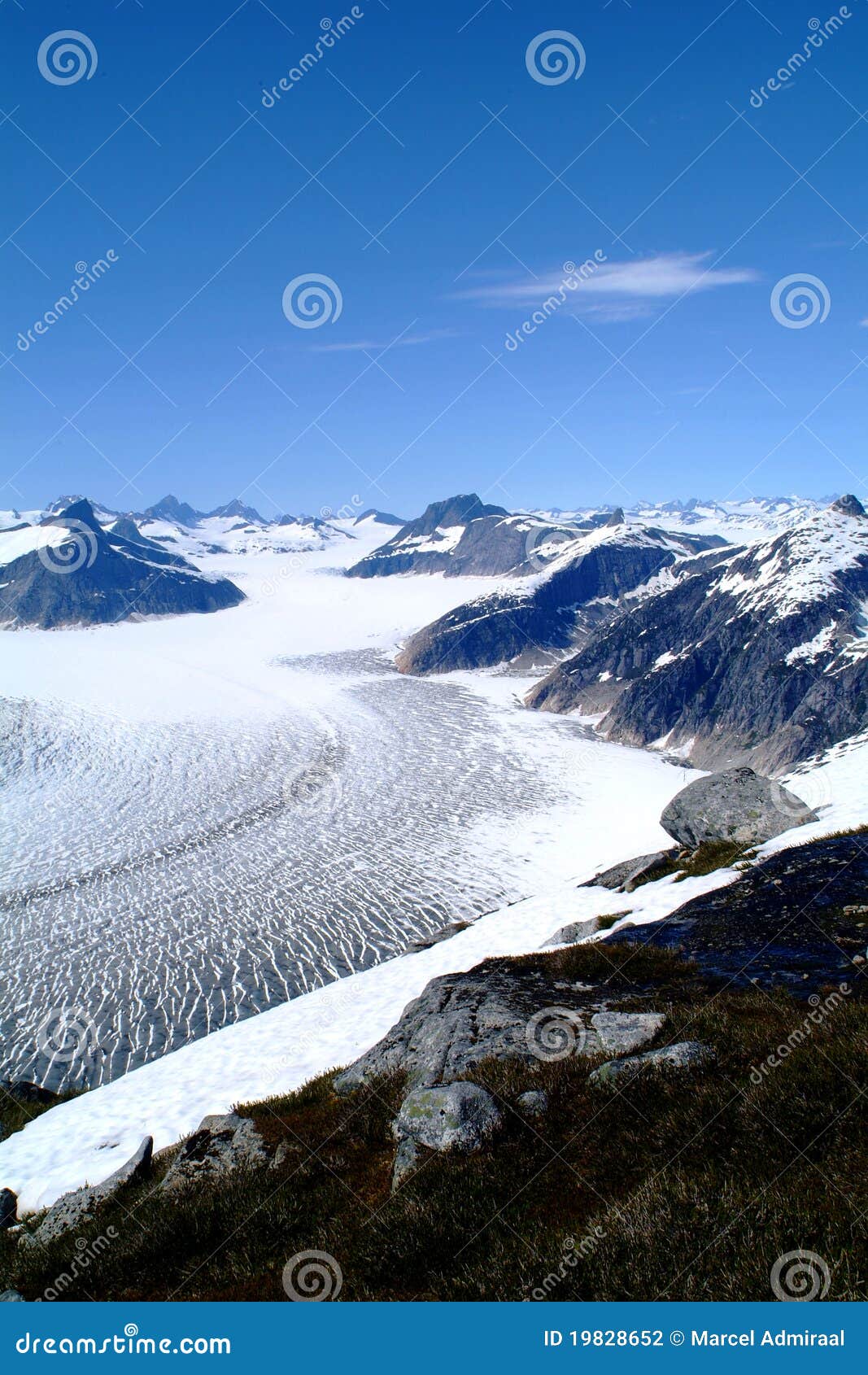 παγετώνας της Αλάσκας mendenhall. όμορφη όψη juneau παγετώνων της Αλάσκας mendenhall