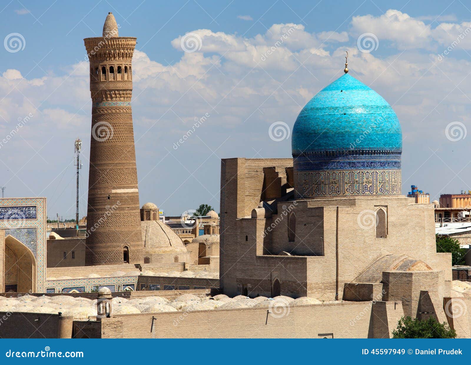 Πανοραμική άποψη της Μπουχάρα από την κιβωτό - Ουζμπεκιστάν