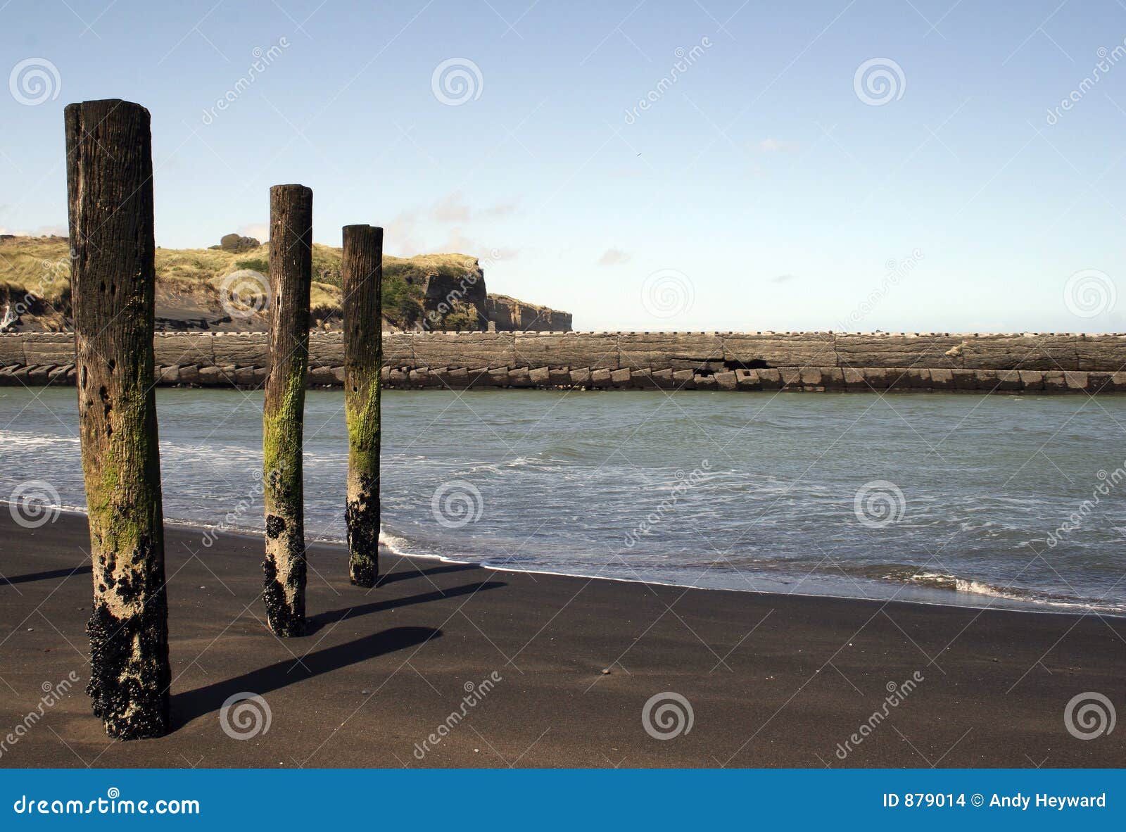 πόλοι. νέο taranaki Ζηλανδία πόλων patea rivermouth