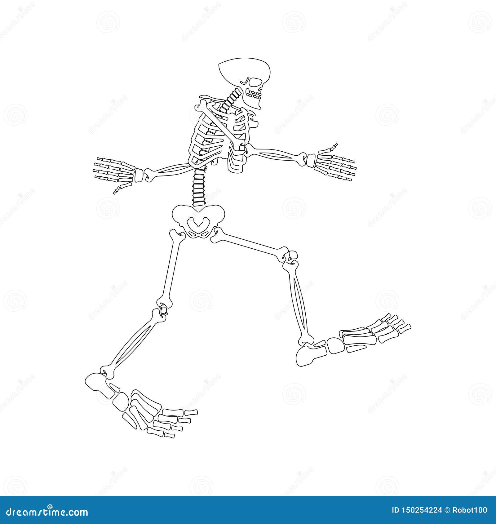 Σκελετός Yeti Μεγάλο κόκκαλο ποδιών Κρανίο και κόκκαλα Bigfoot Αποτρόπαιος χιονάνθρωπος sasquatch