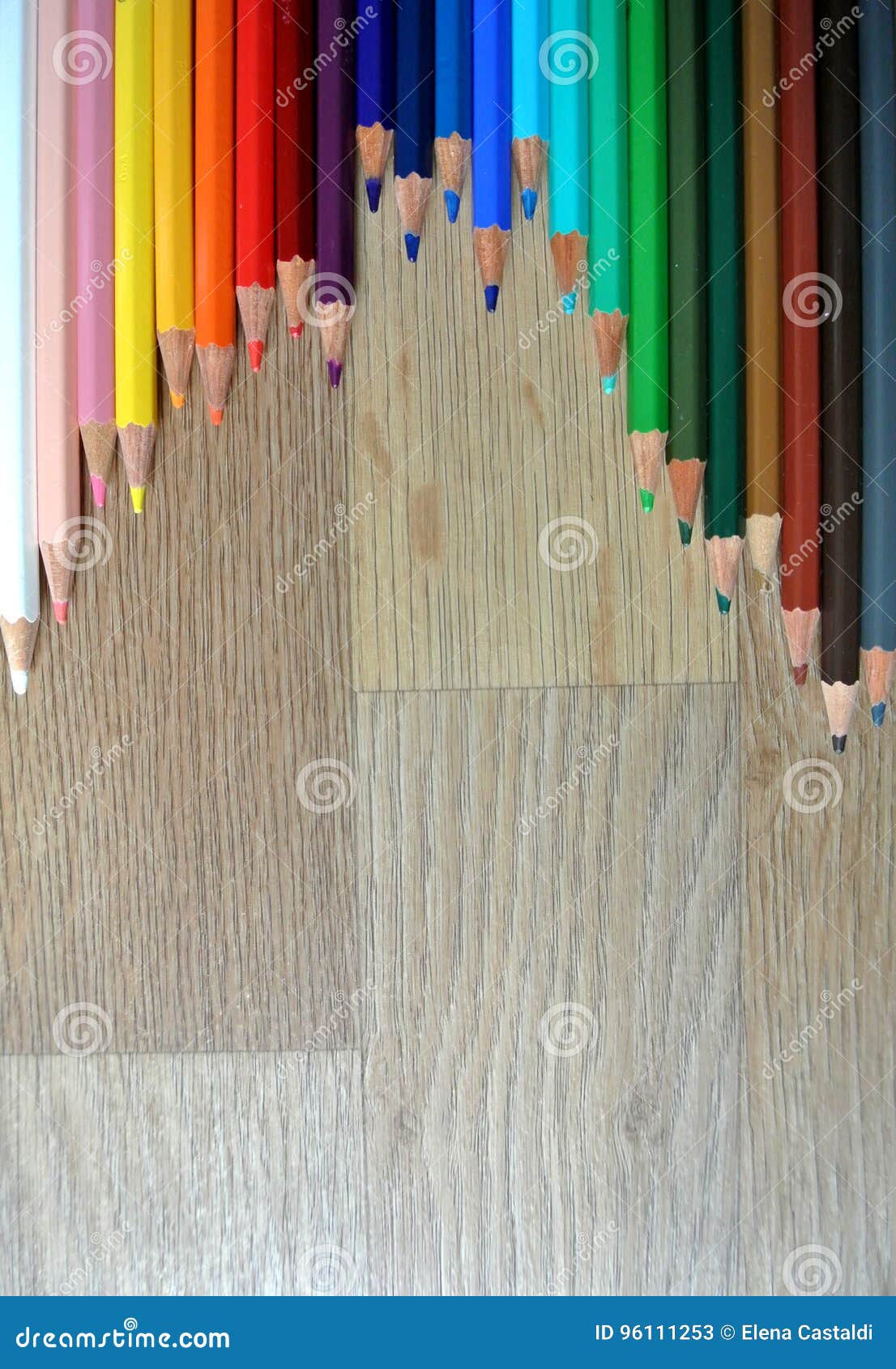 χρωματισμένα μολύβια. Η σύνθεση των χρωματισμένων μολυβιών