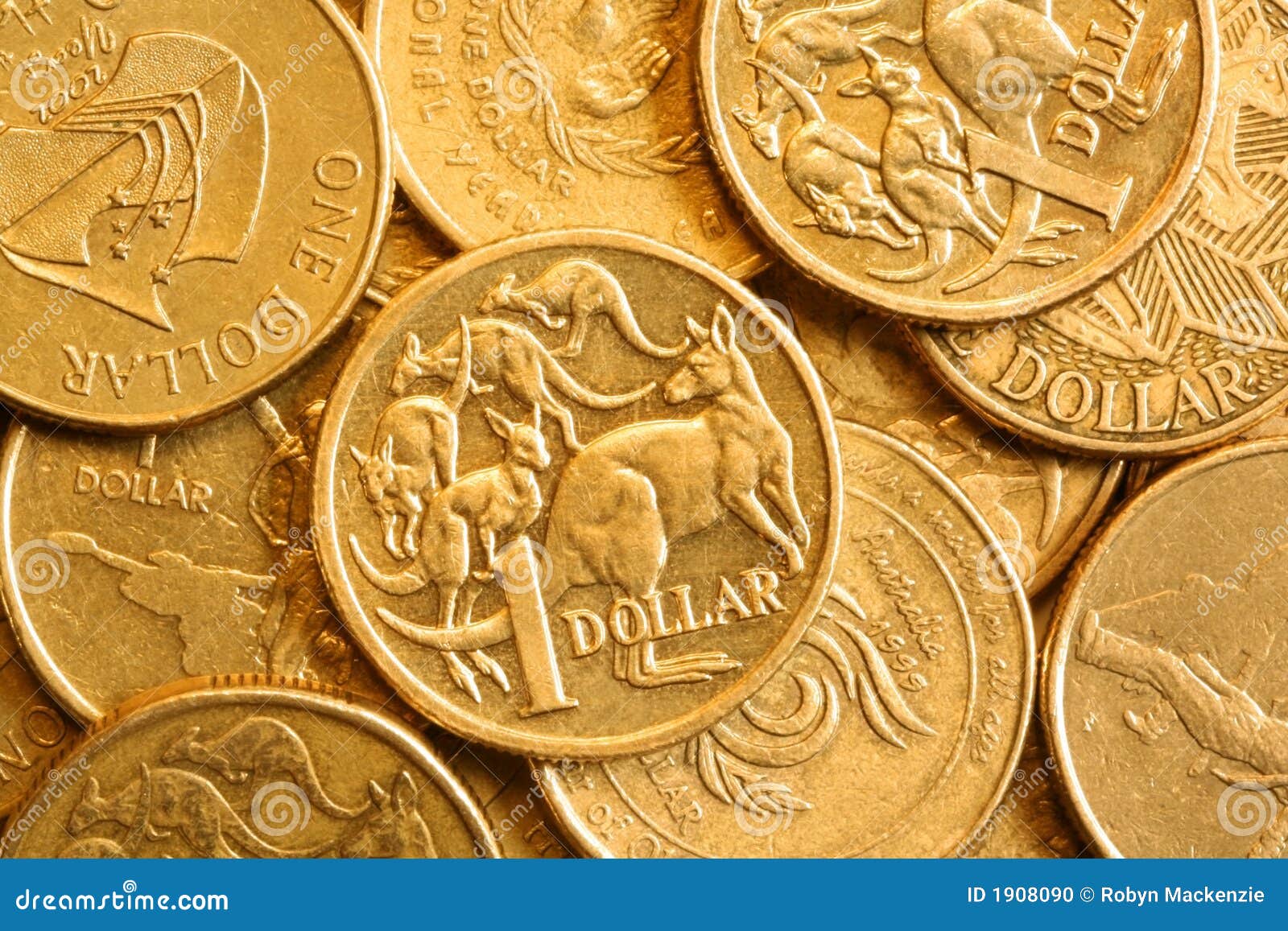 австралийская предпосылка чеканит доллар одно. австралийская бронза чеканит рамку вполне одно доллара