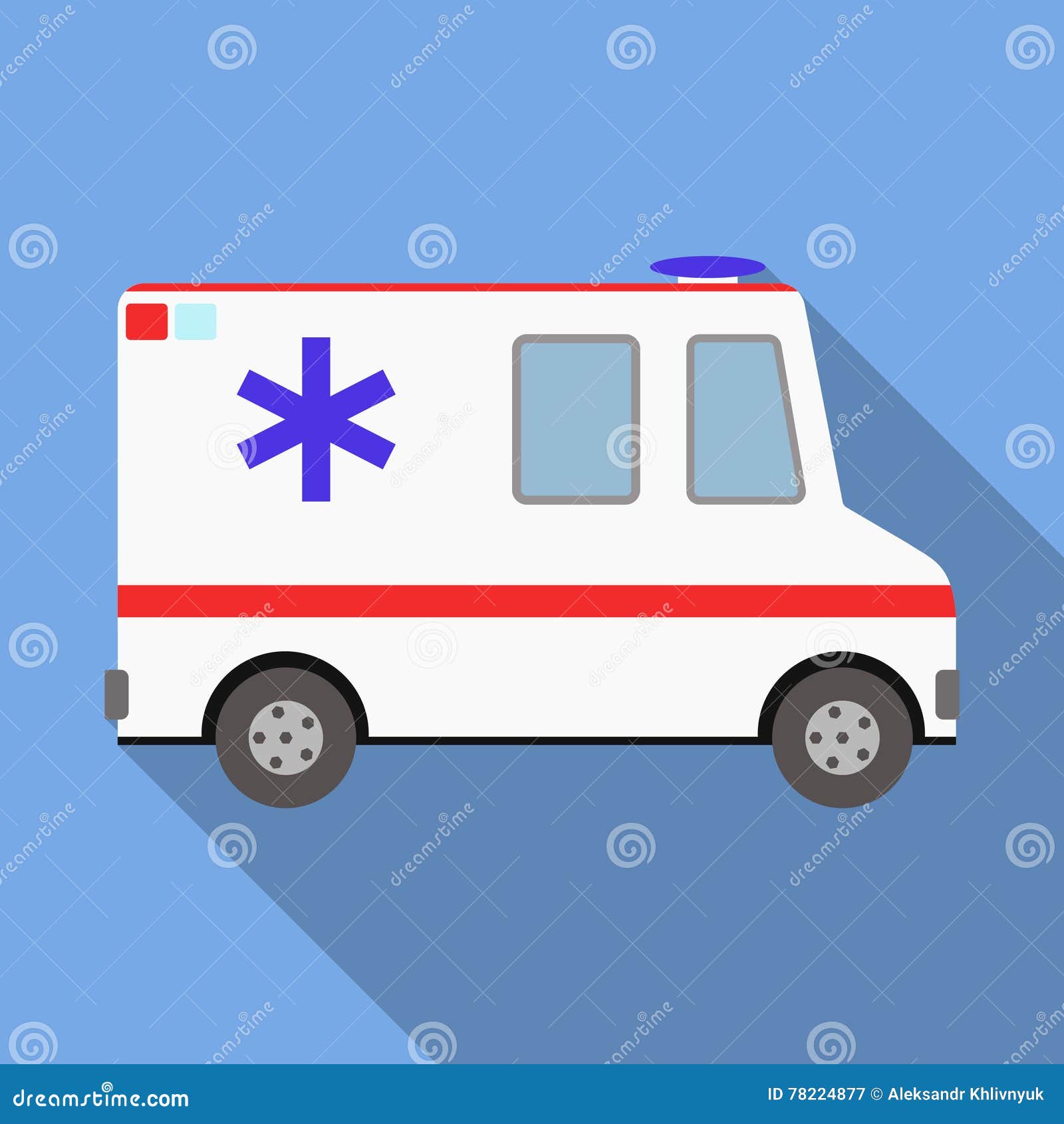 Картонная машина скорой помощи