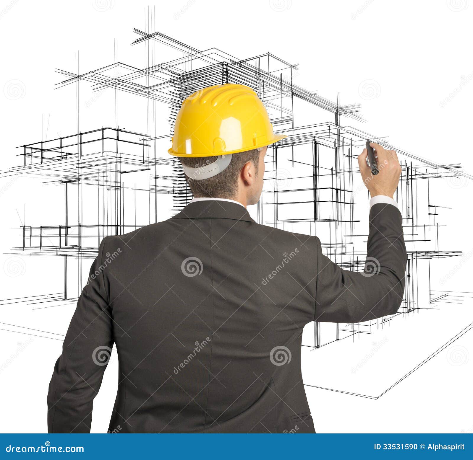 Архитектор стоковое фото. изображение насчитывающей инженер - 33531590