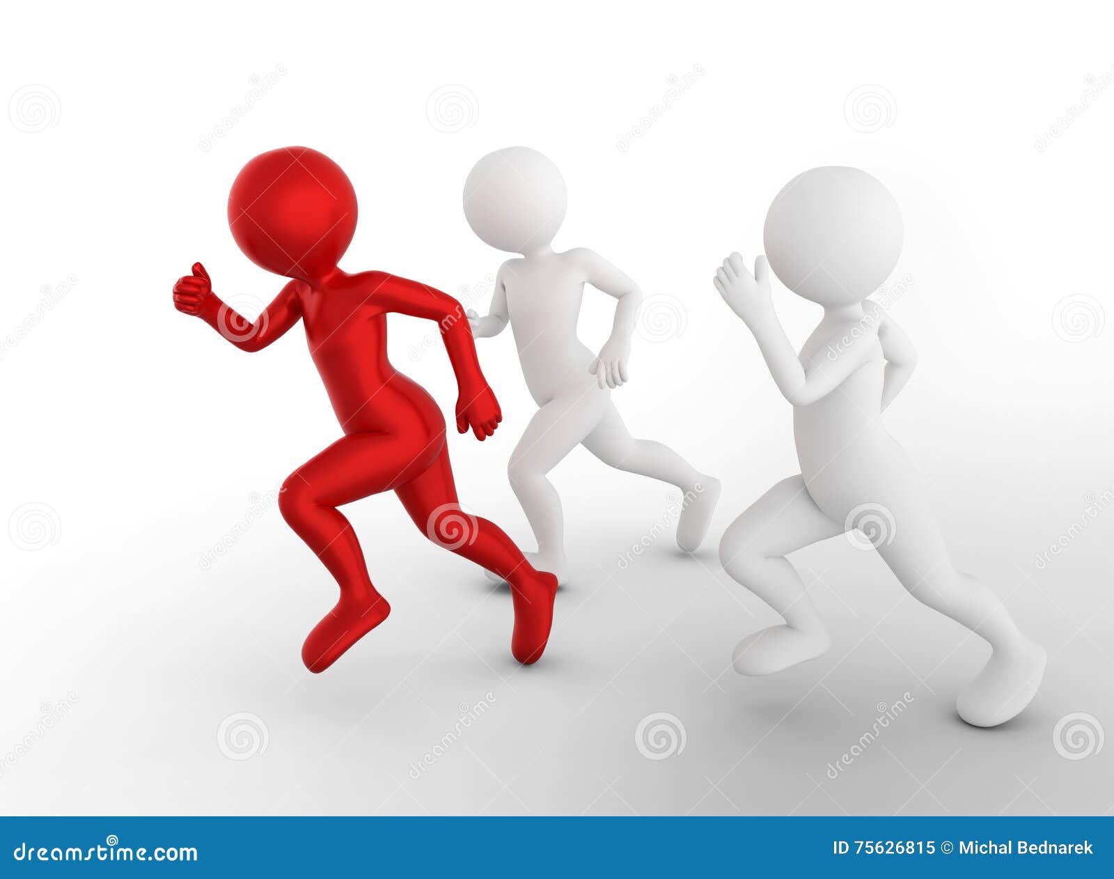 Бежать, который нужно быть первым и выигрышем Люди Мультяшки ...