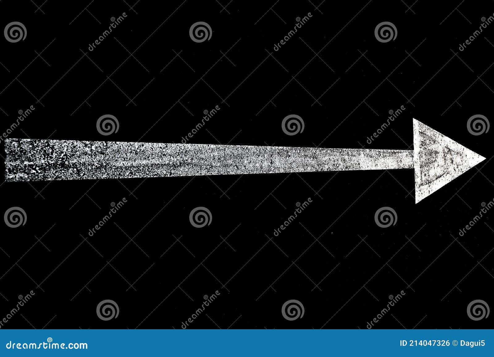 Белая большая стрелка покрасила белый на черном фоне. Стоковое Фото ...