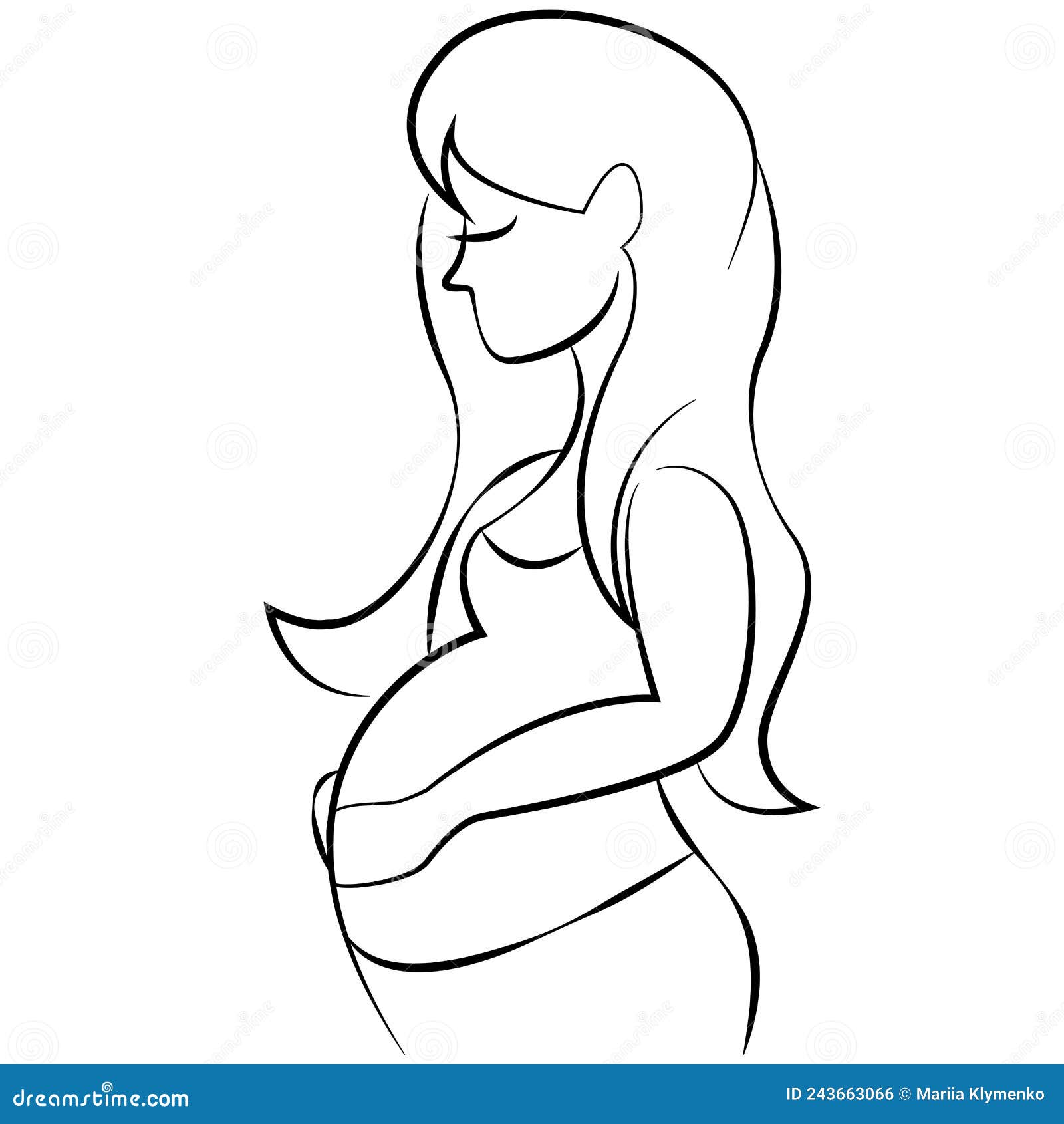 Беременная девушка рисунки аниме (31 фото)