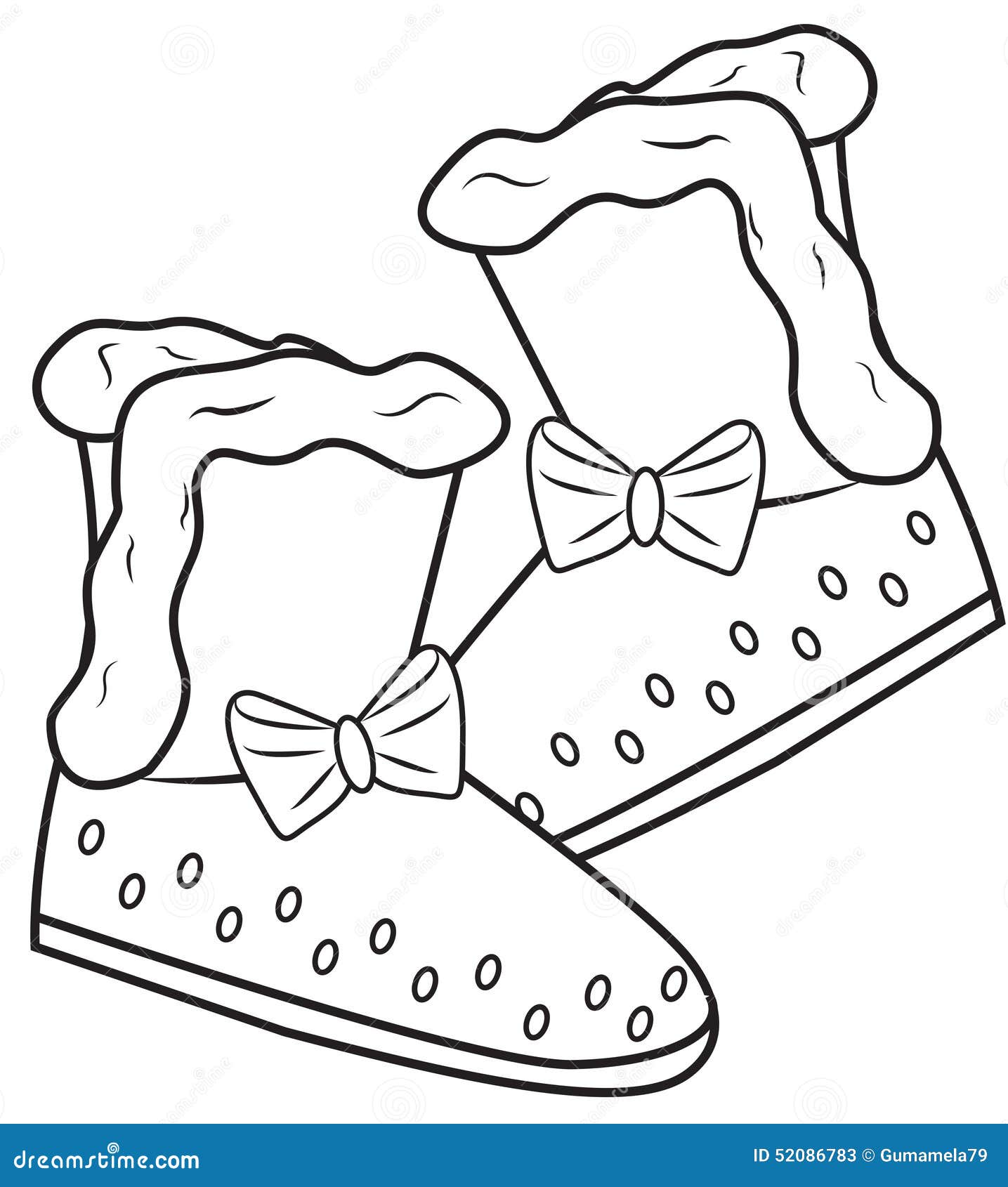 Раскраска зимняя обувь сапоги для детей