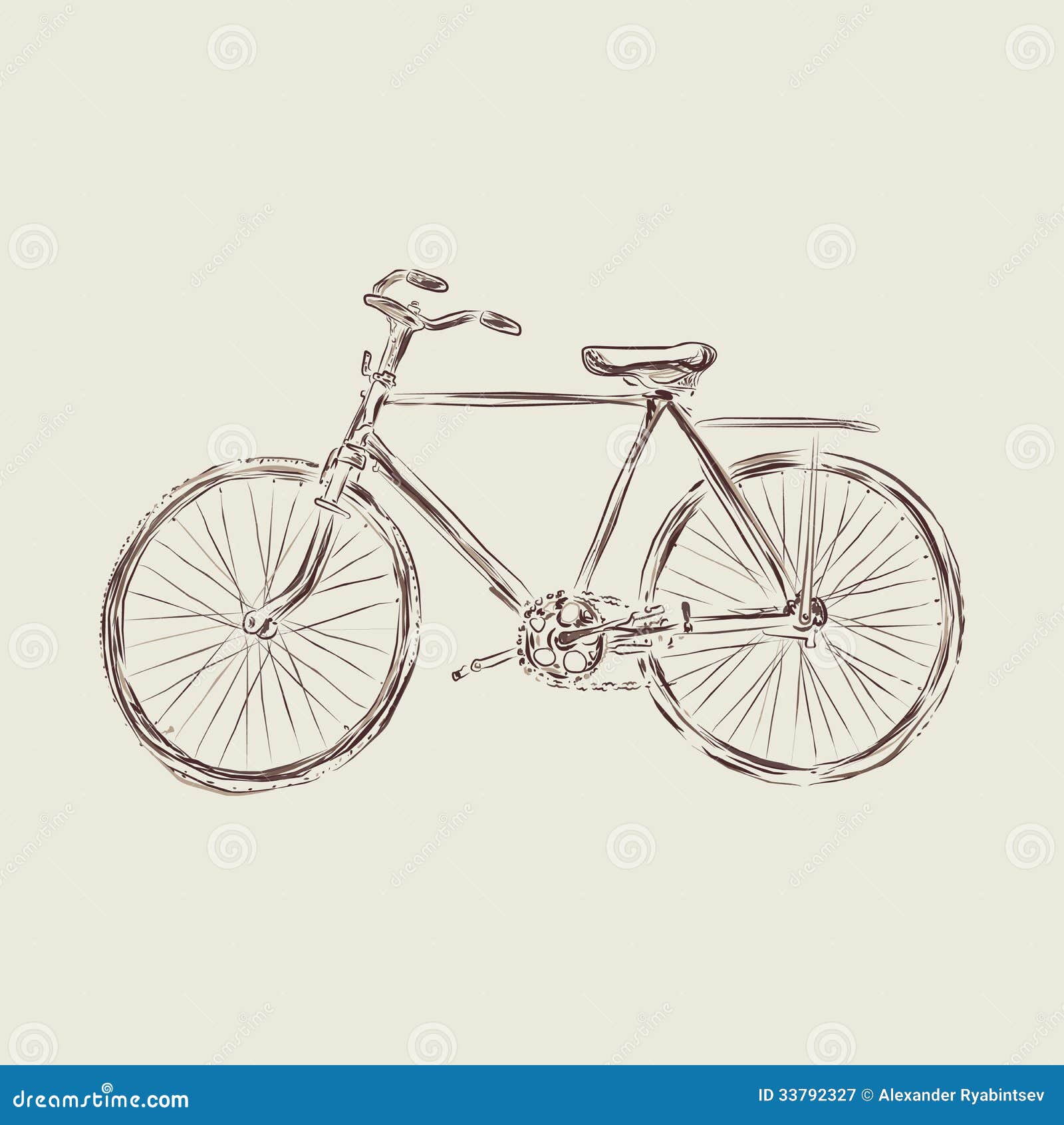 Велосипед Графика от руки