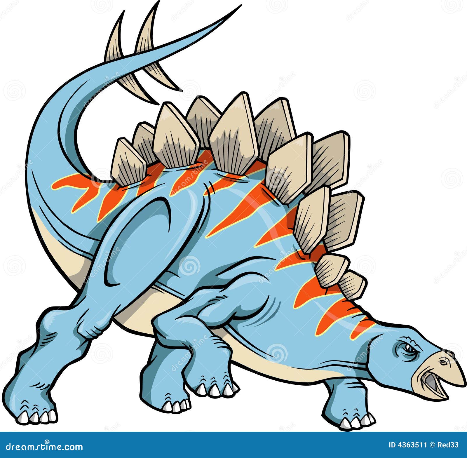 Стегозавр голубой