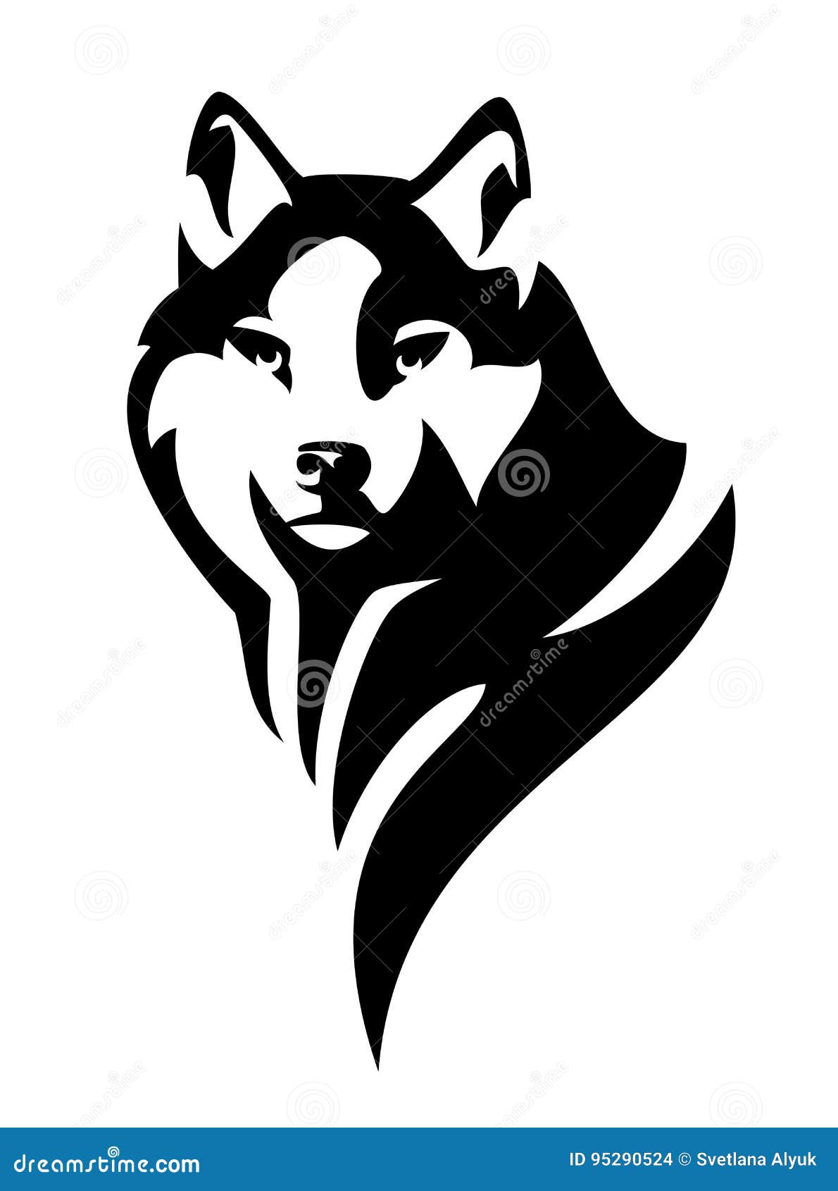 волк картинки черно белые